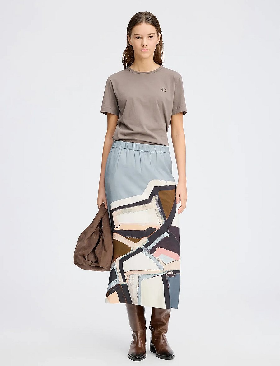 Munthe - ROCKY - midi nederdele - grey - 0
