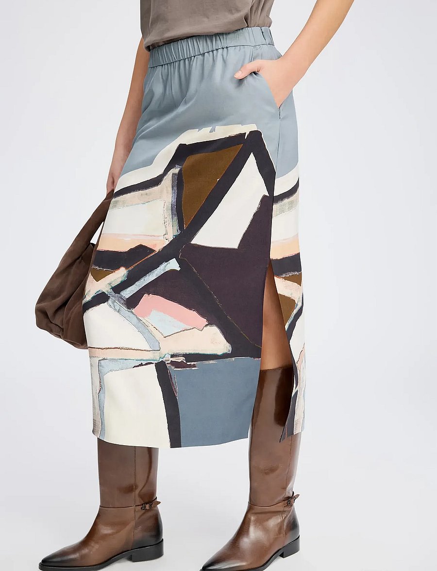 Munthe - ROCKY - midi nederdele - grey - 3
