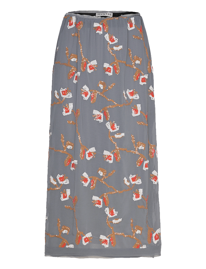Munthe - OMI - pailletten-röcke - grey - 0