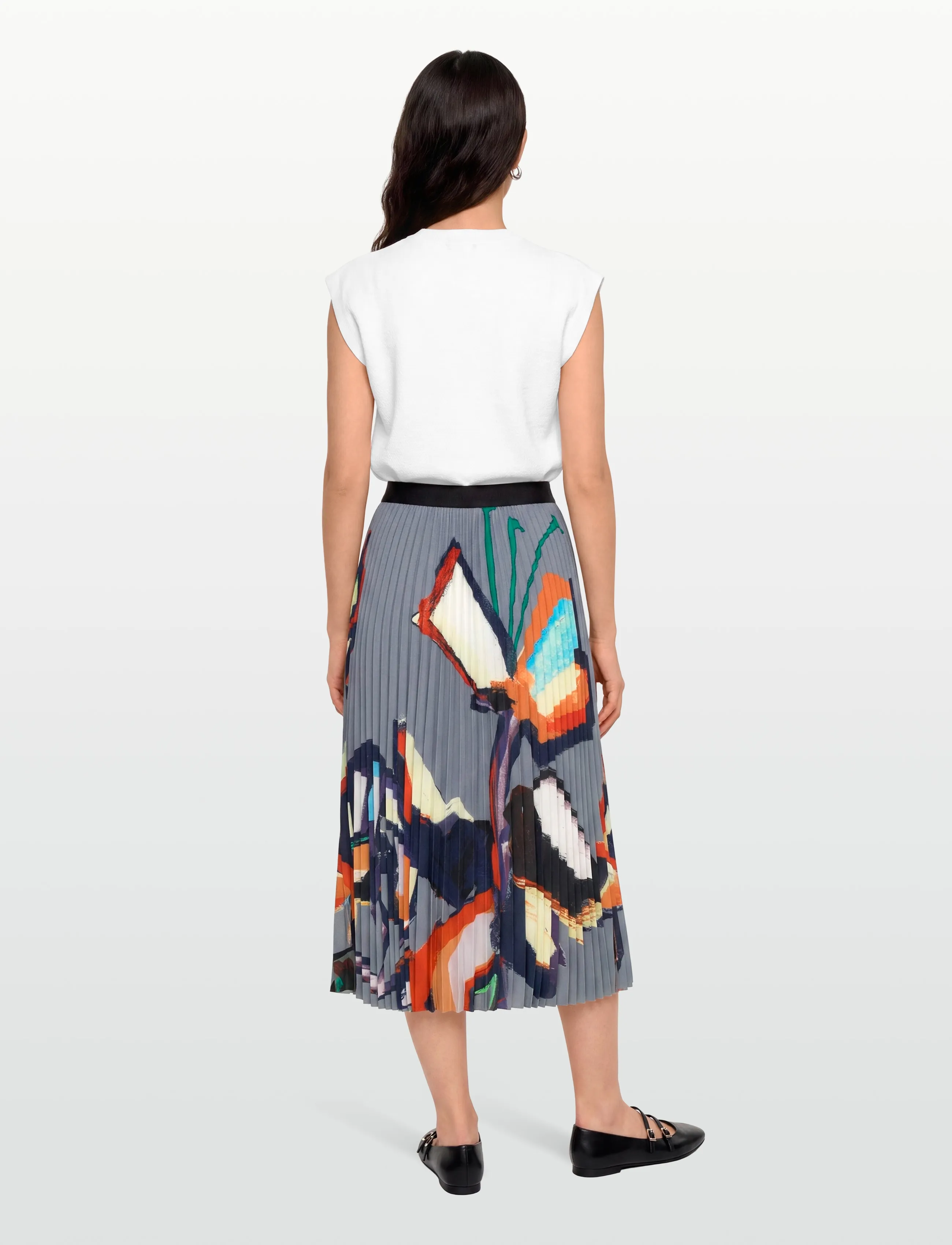 Munthe - CHARMING - plisseeritud seelikud - grey - 4