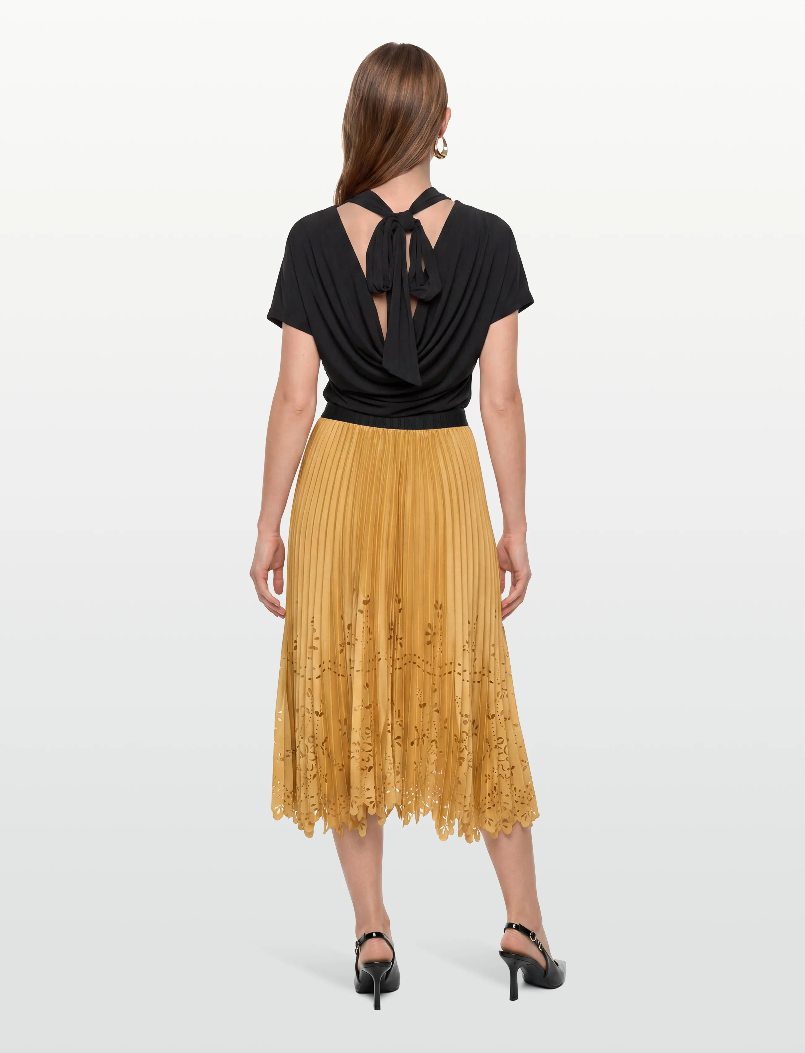 Munthe - RUSTALI - plisseeritud seelikud - lemon - 4