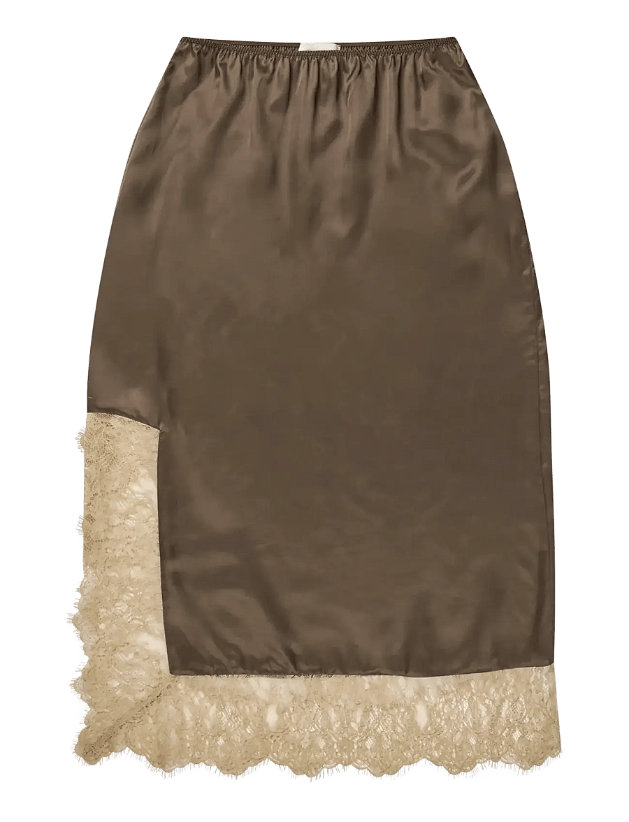 Munthe - RAVN - satinkjolar - brown - 1