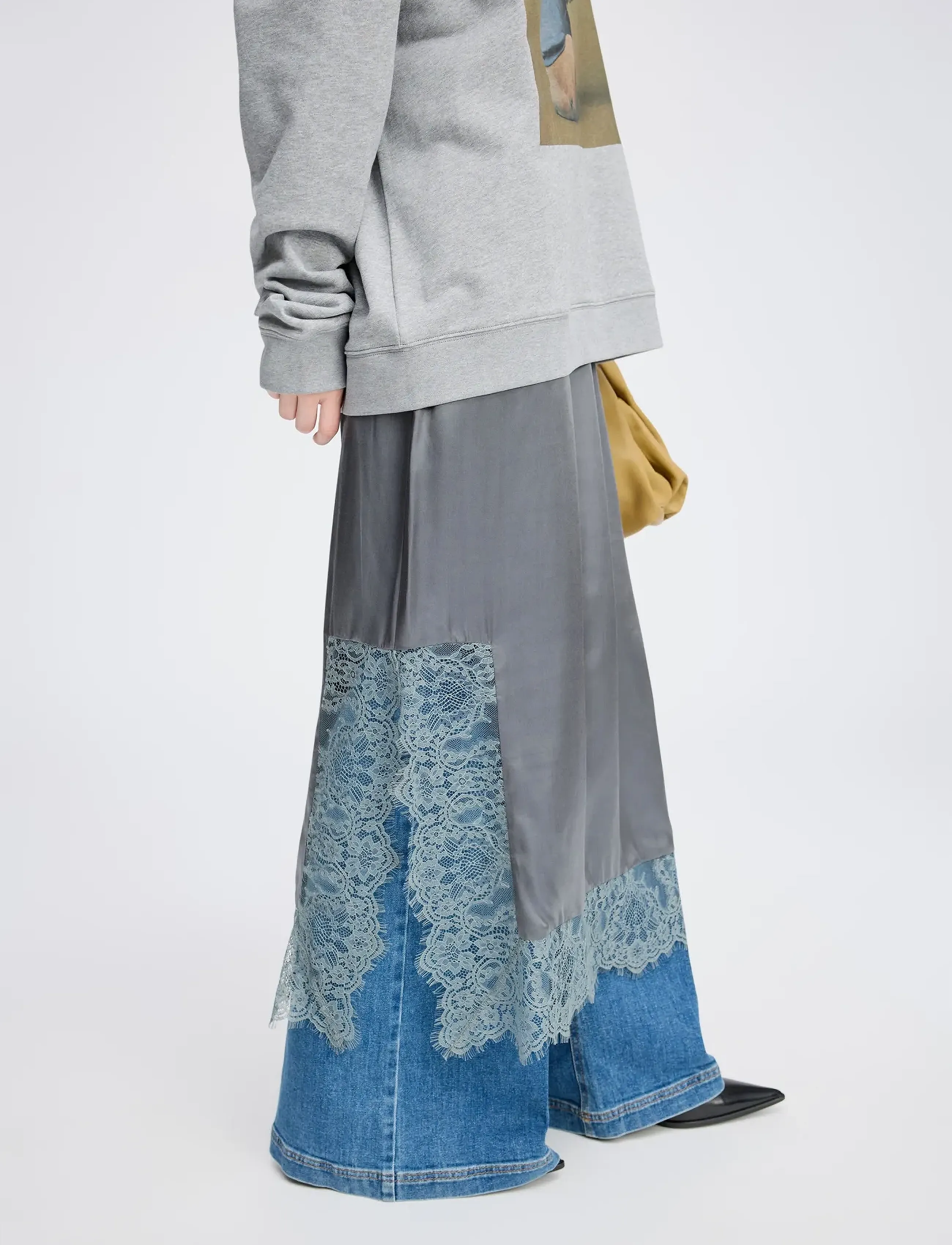 Munthe - RAVN - satinkjolar - grey - 3