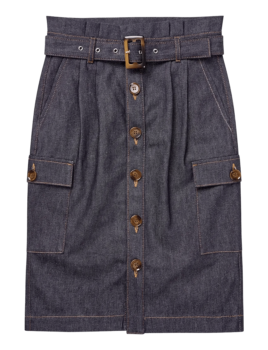 Munthe - RAINA - jeansröcke - indigo - 1