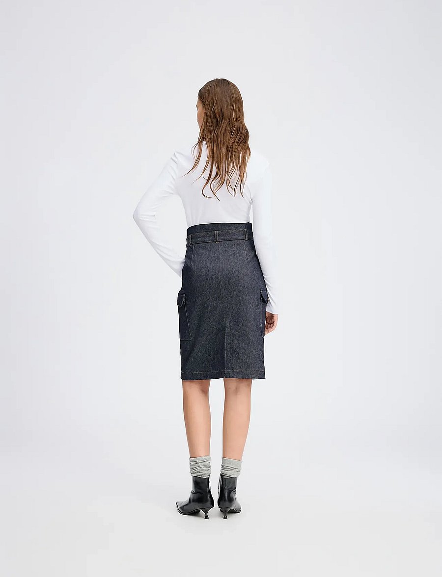 Munthe - RAINA - jeansröcke - indigo - 2
