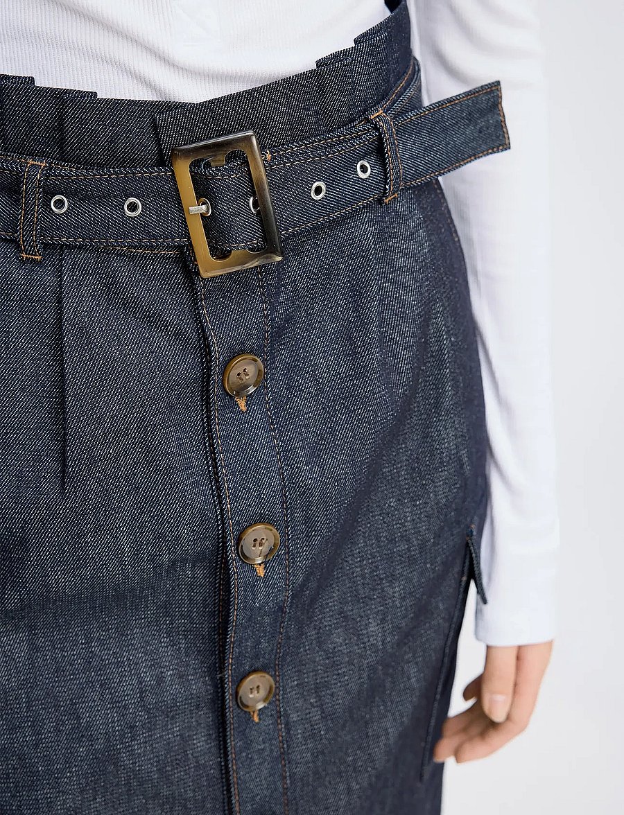 Munthe - RAINA - jeansröcke - indigo - 4