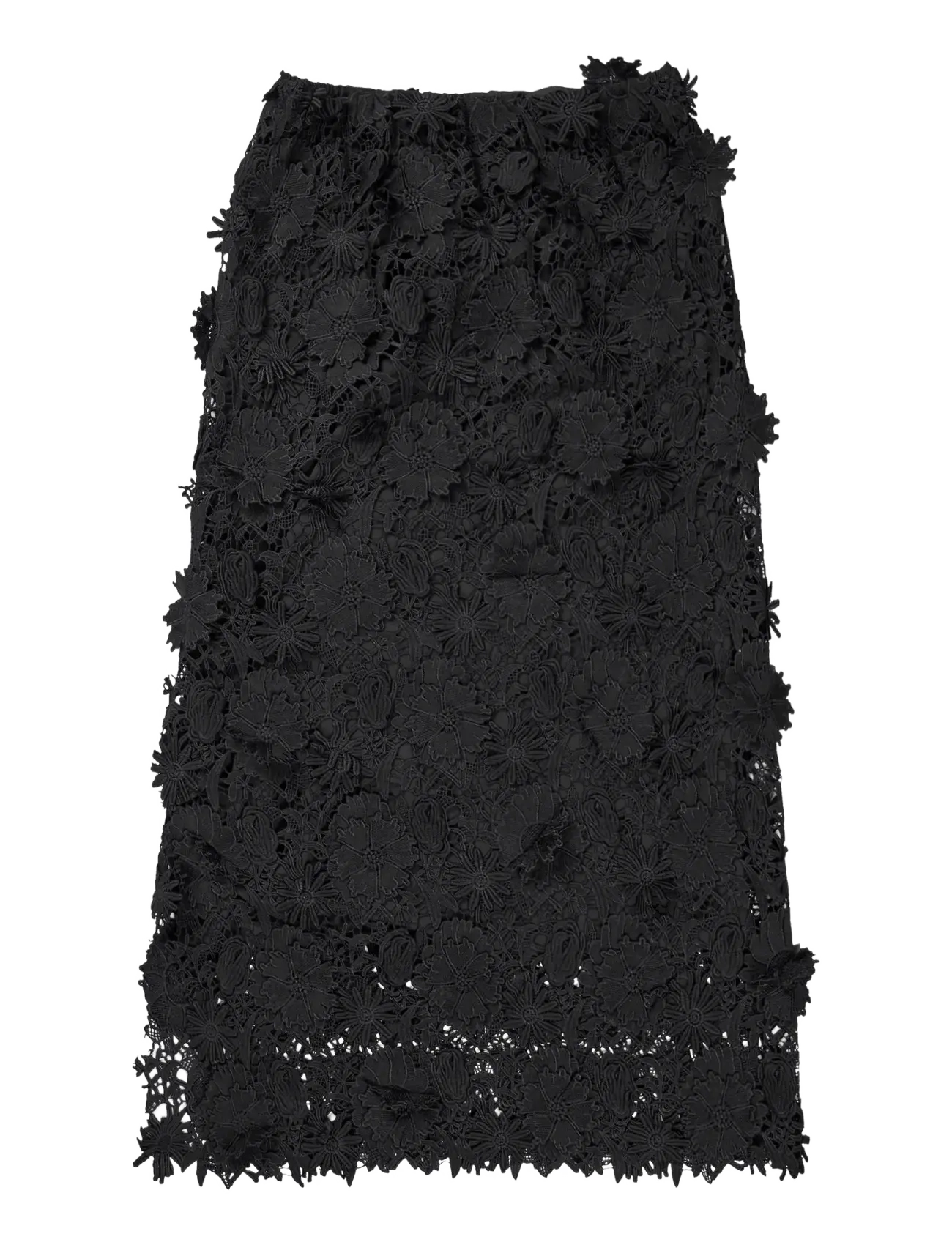 Munthe POMI - Satinröcke - BLACK / black