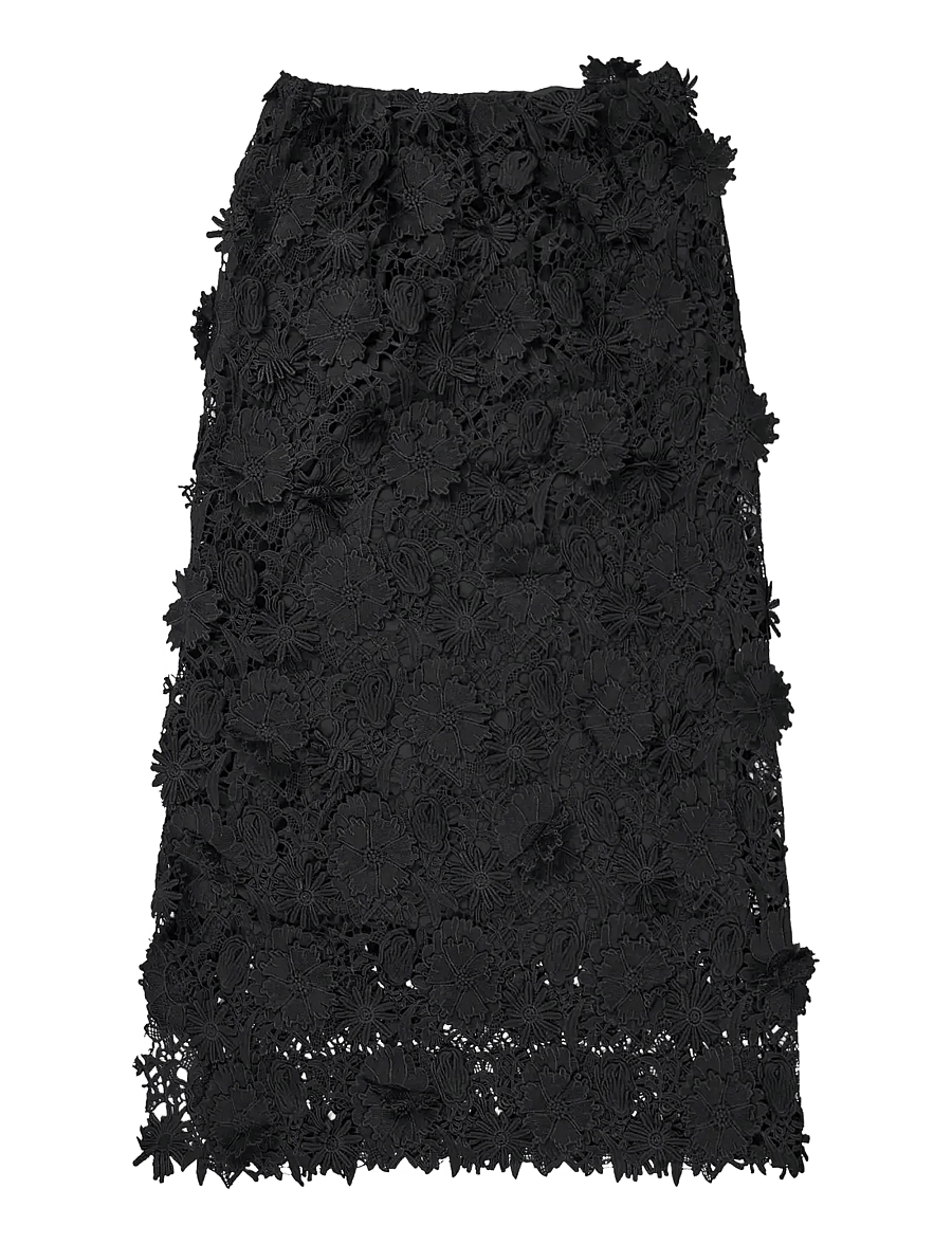 Munthe - POMI - midi-röcke - black - 1