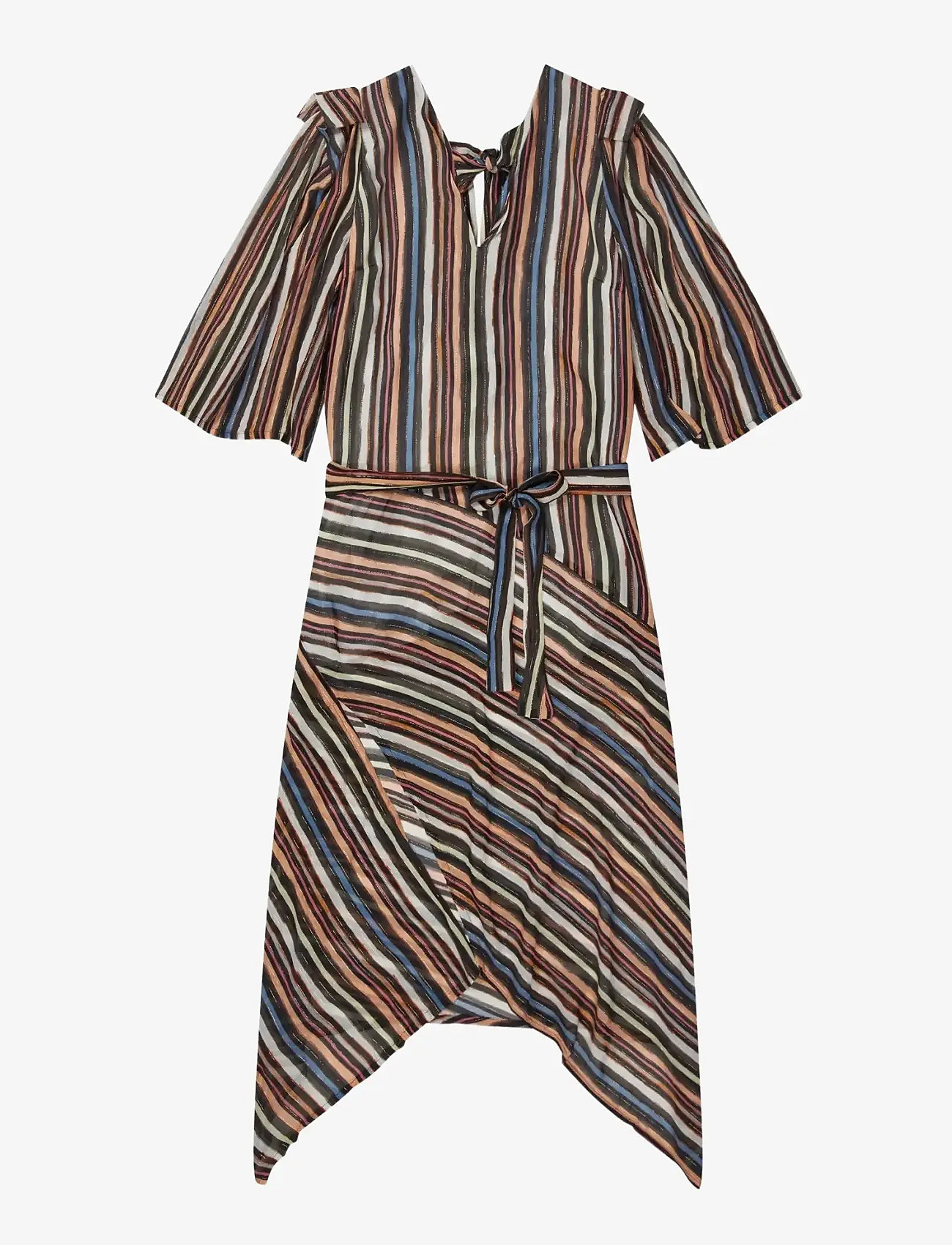 Munthe - RIFFY - midi-kleider - stripe black - 1