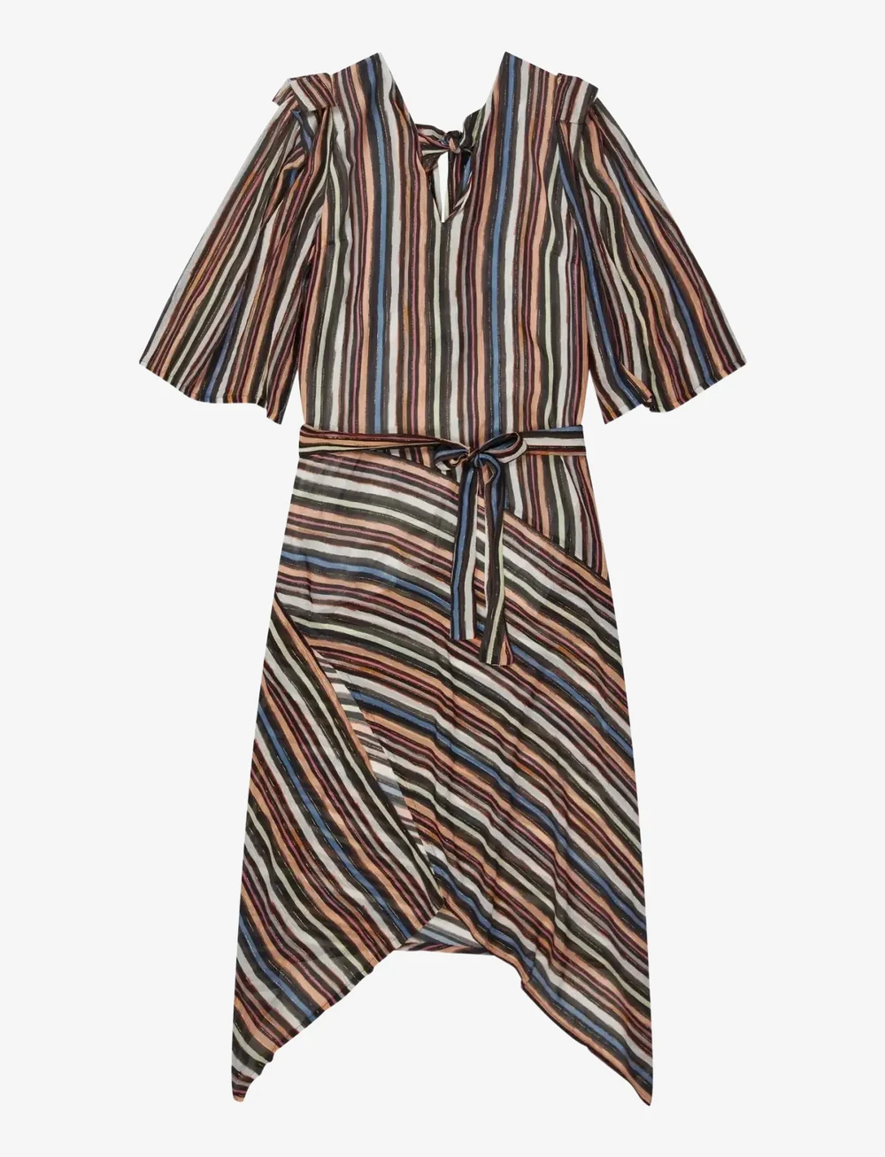 Munthe - RIFFY - midi kjoler - stripe black - 1