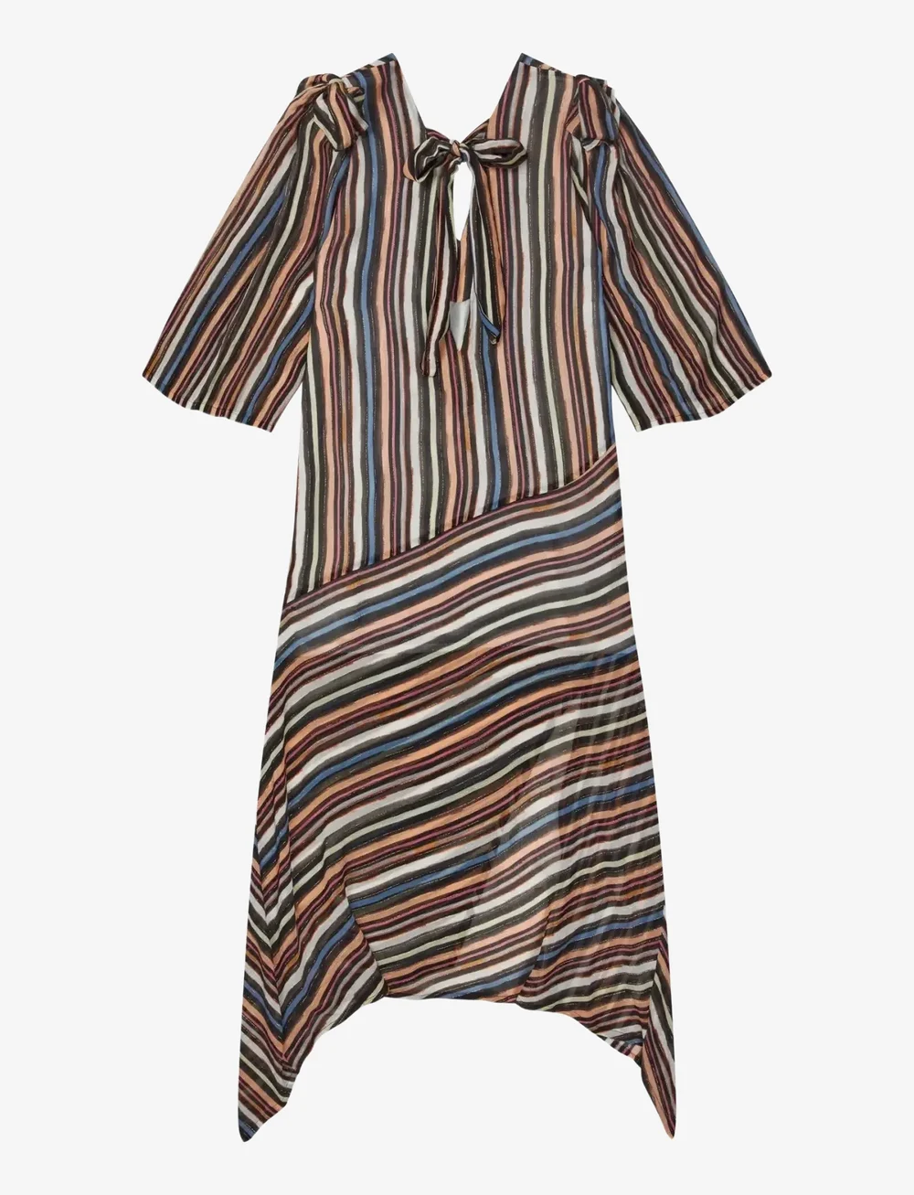 Munthe - RIFFY - midi kjoler - stripe black - 2