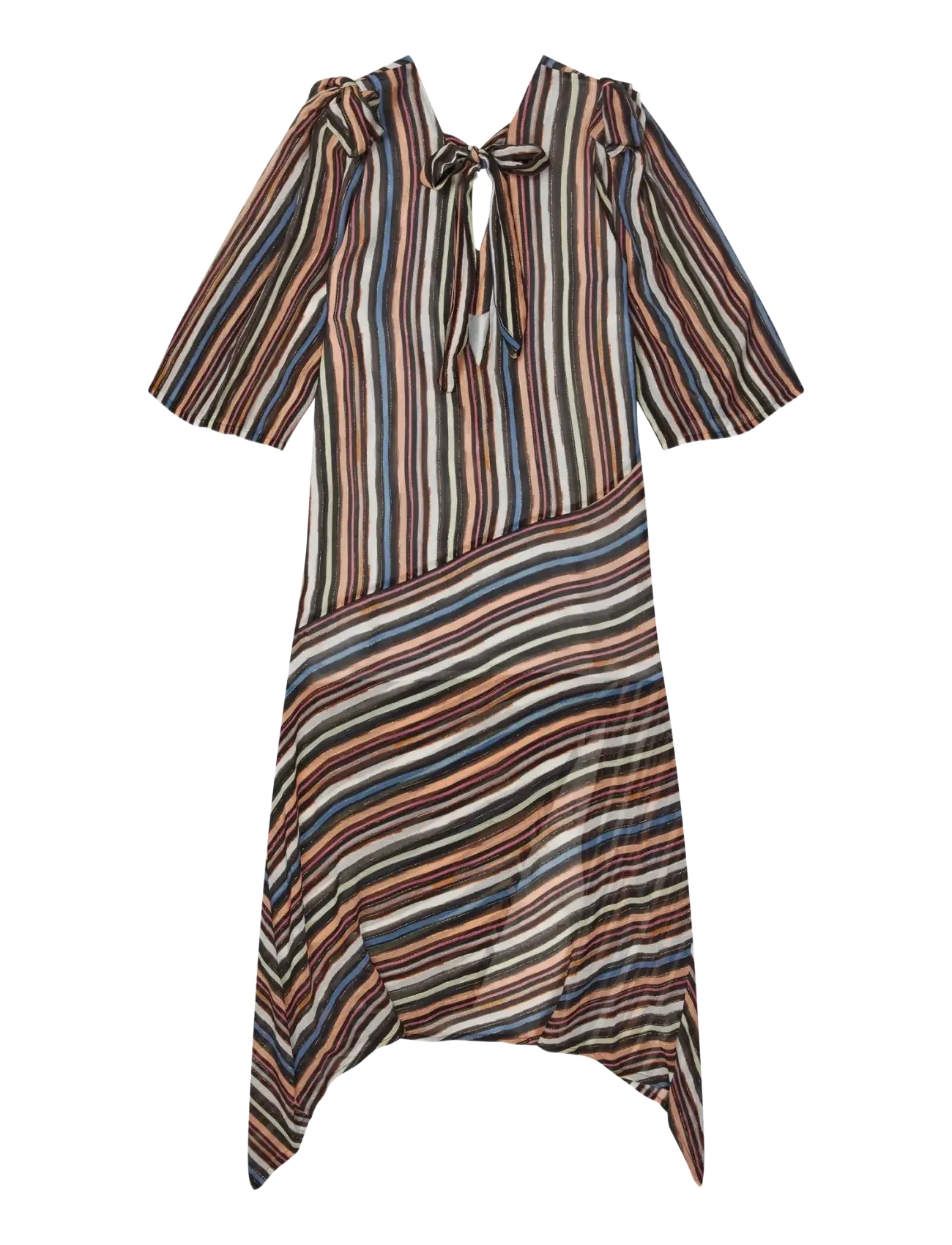 Munthe - RIFFY - midikleidid - stripe black - 2