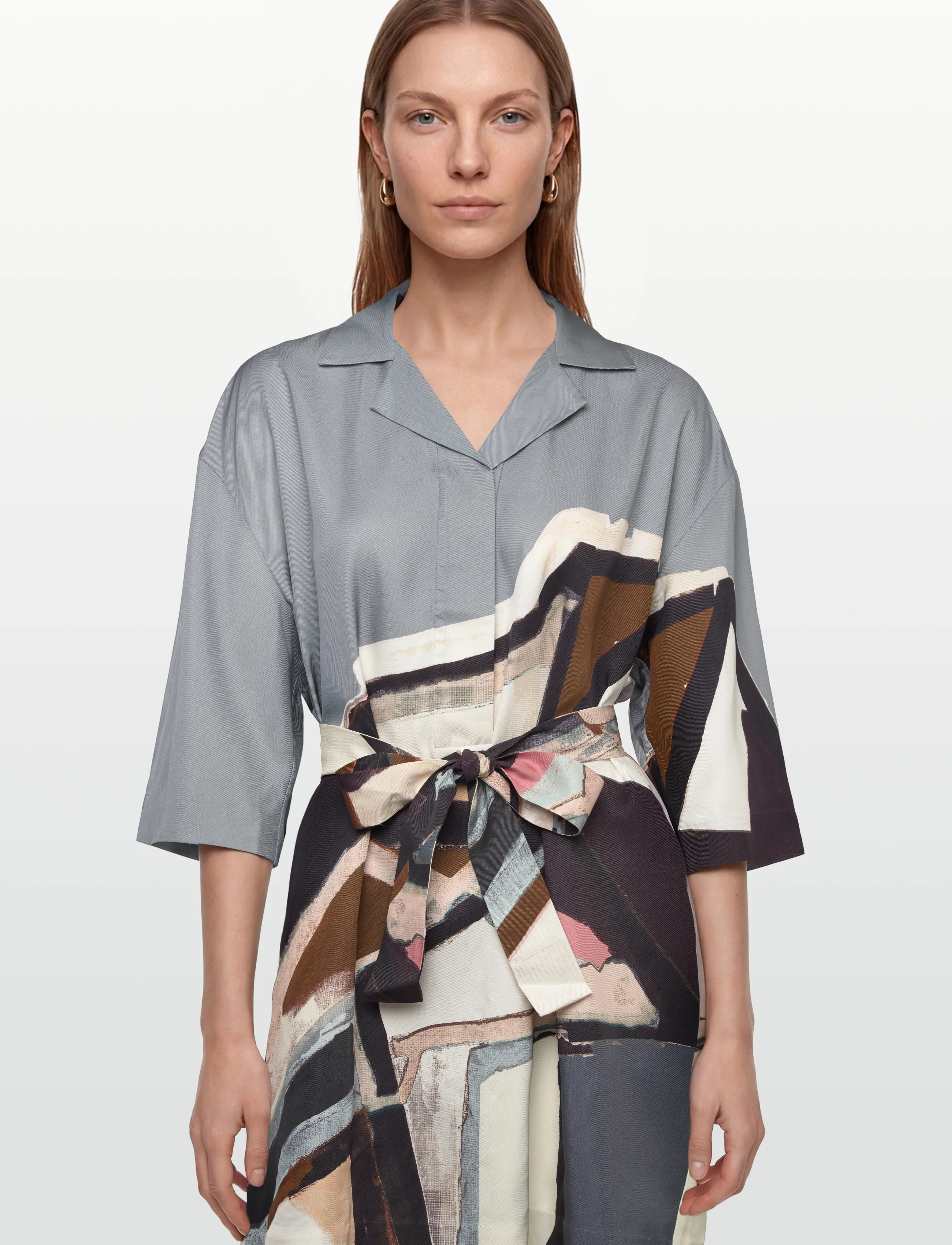 Munthe - RATANA - hemdkleider - grey - 4