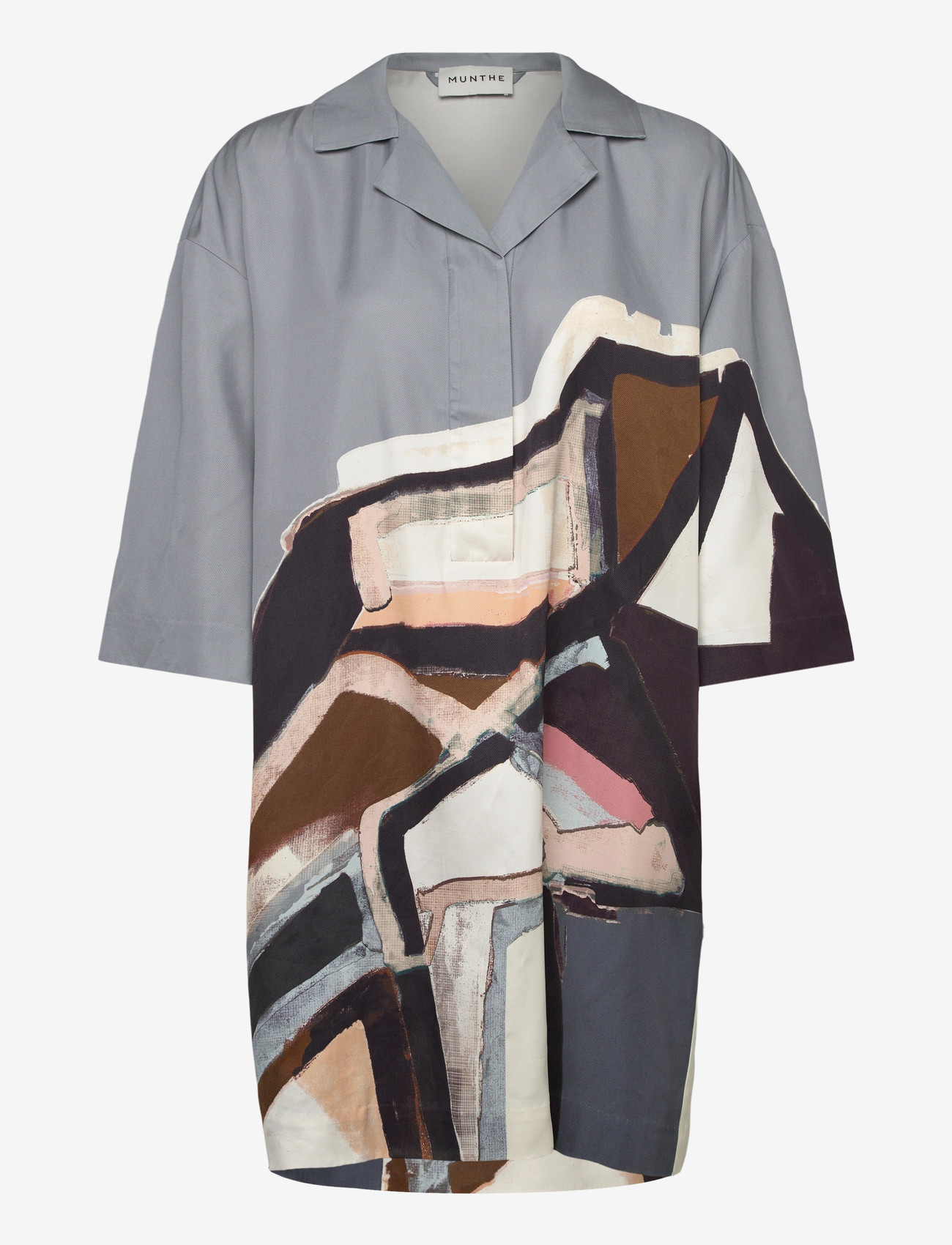 Munthe - RATANA - hemdkleider - grey - 2