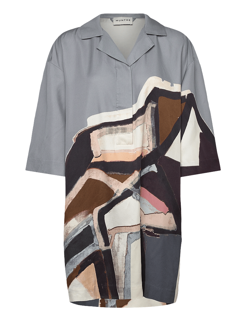 Munthe - RATANA - hemdkleider - grey - 2