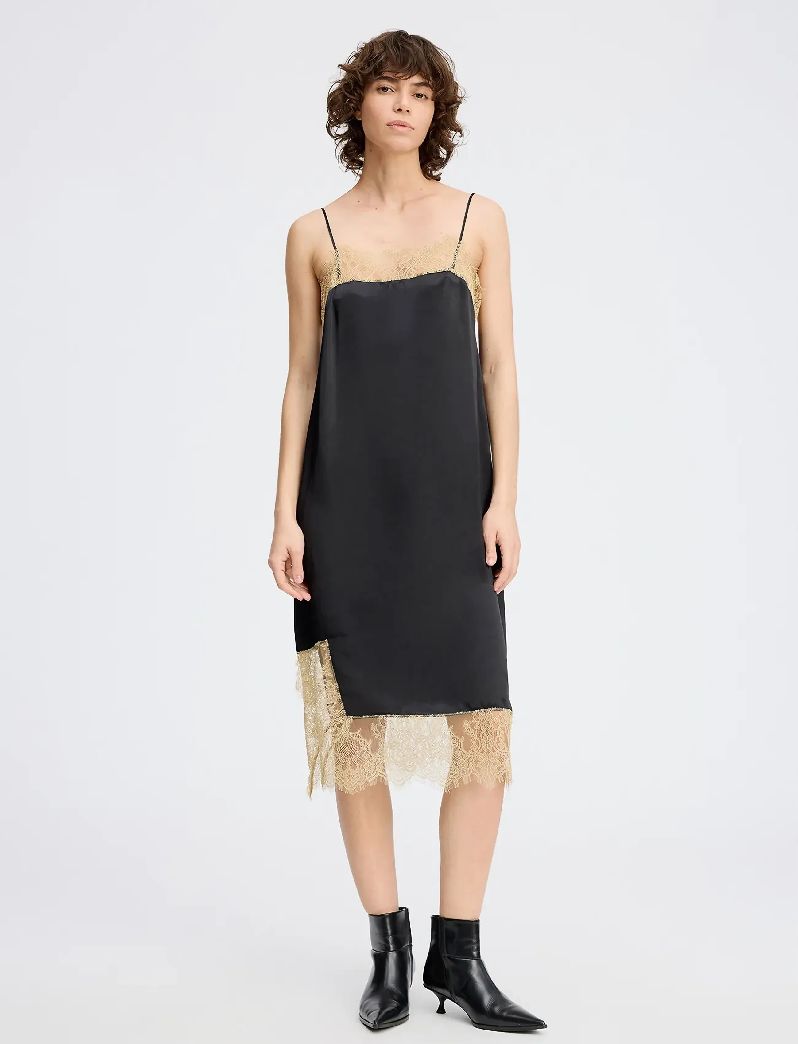 Munthe ROCCO SLIP - Slip kjoler - BLACK / black