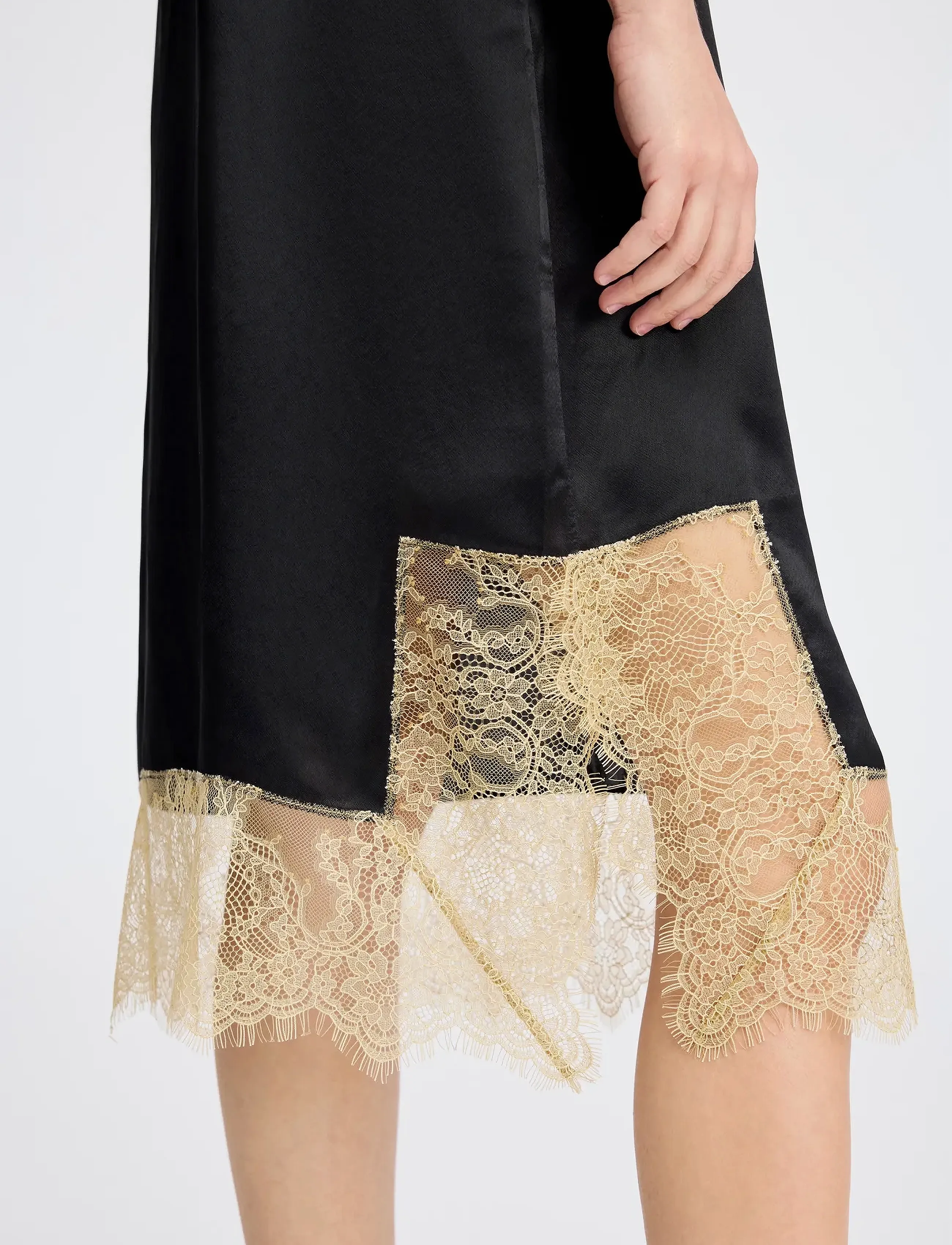 Munthe - ROCCO SLIP - sukienki na ramiączkach - black - 3