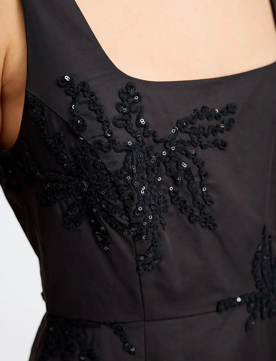 Munthe - RONIA - midikleidid - black - 4