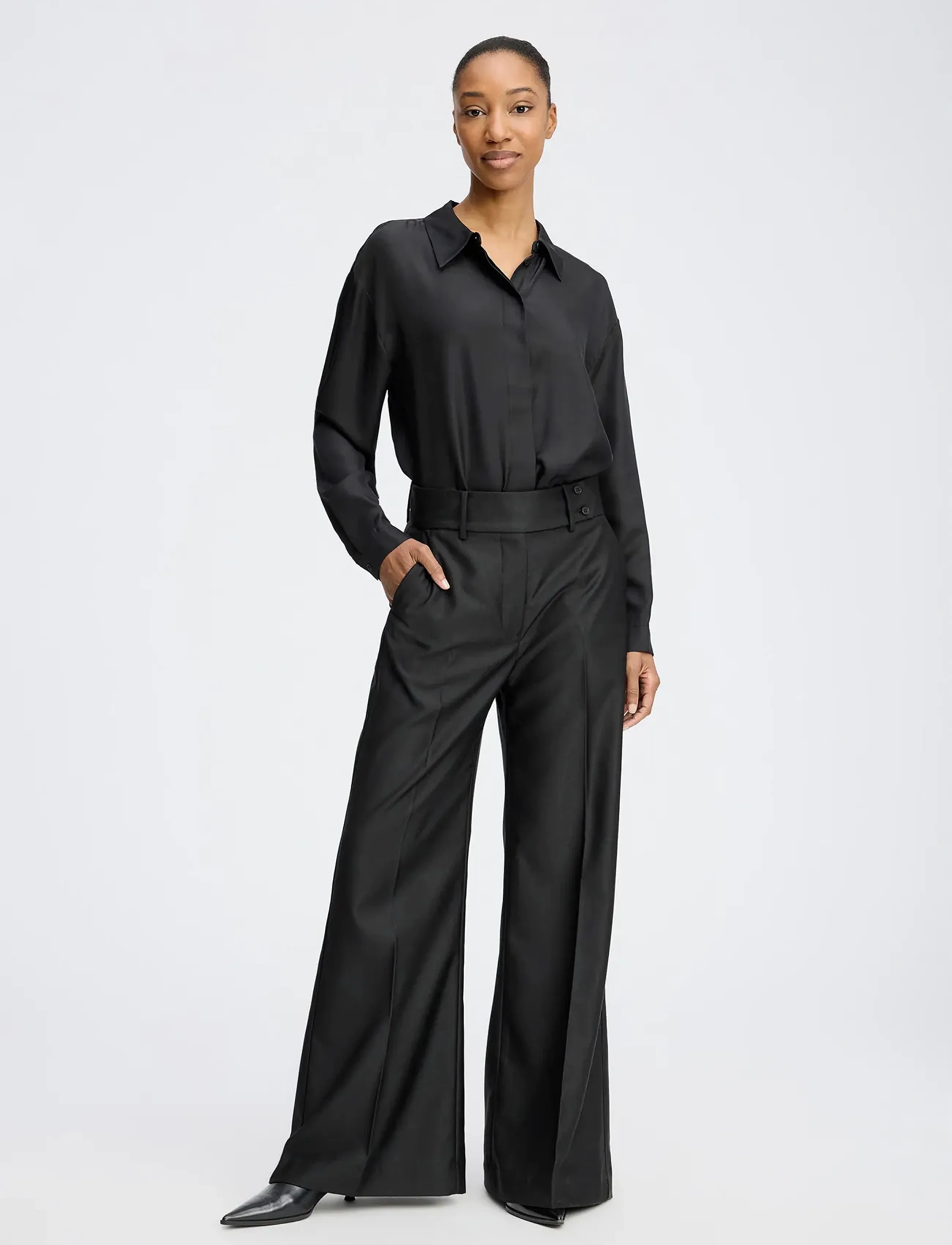 Munthe RADINE - Transitional Layering - BLACK / black