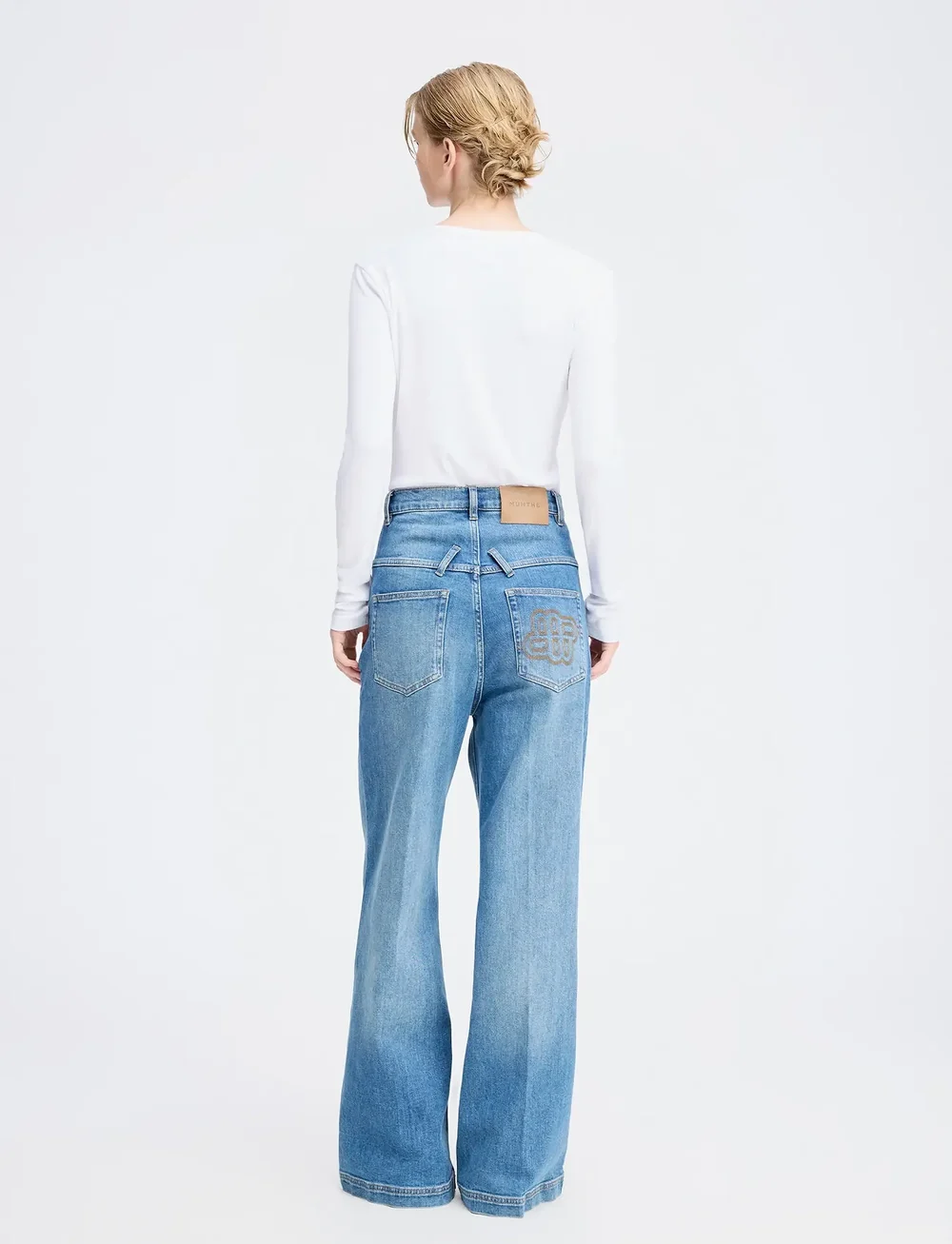 Munthe - ROSH - straight jeans - blue - 2