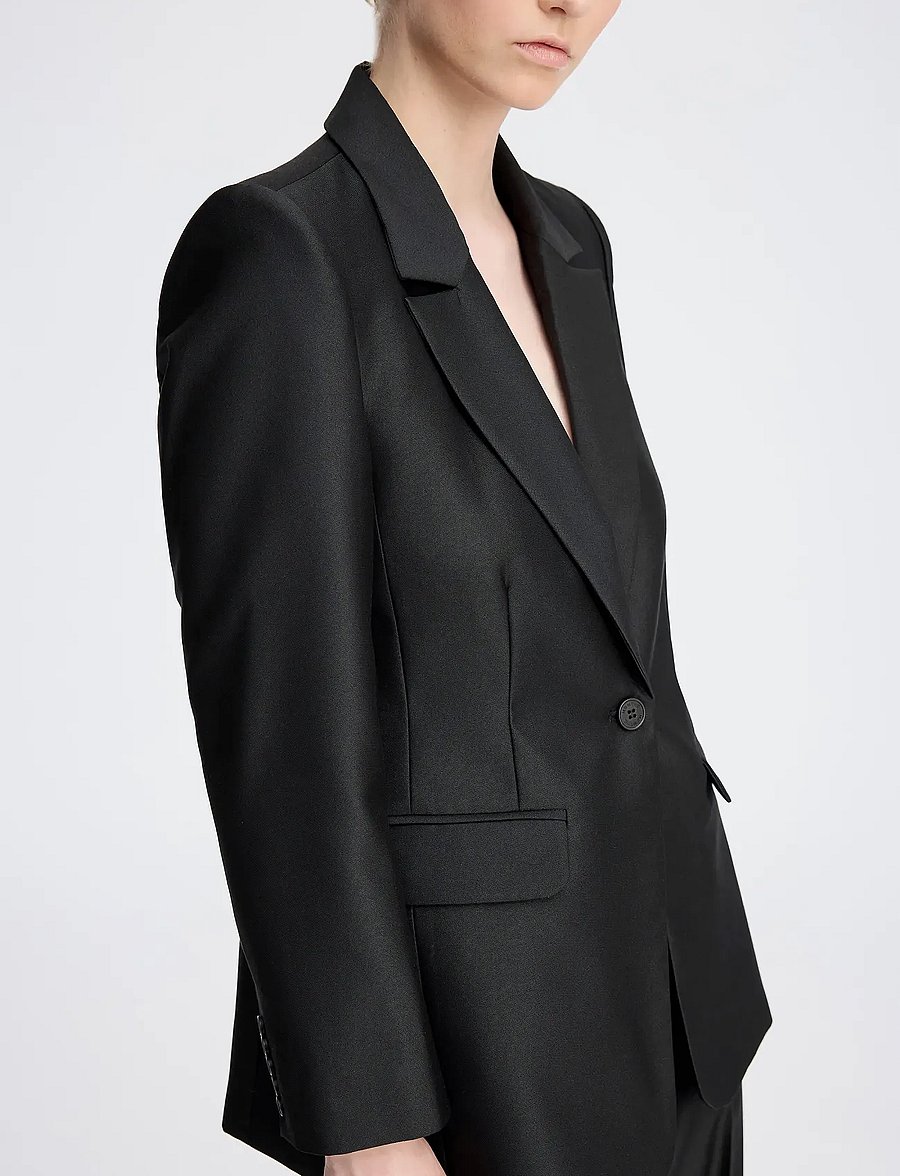Munthe - RILLO - einreihige blazer - black - 3