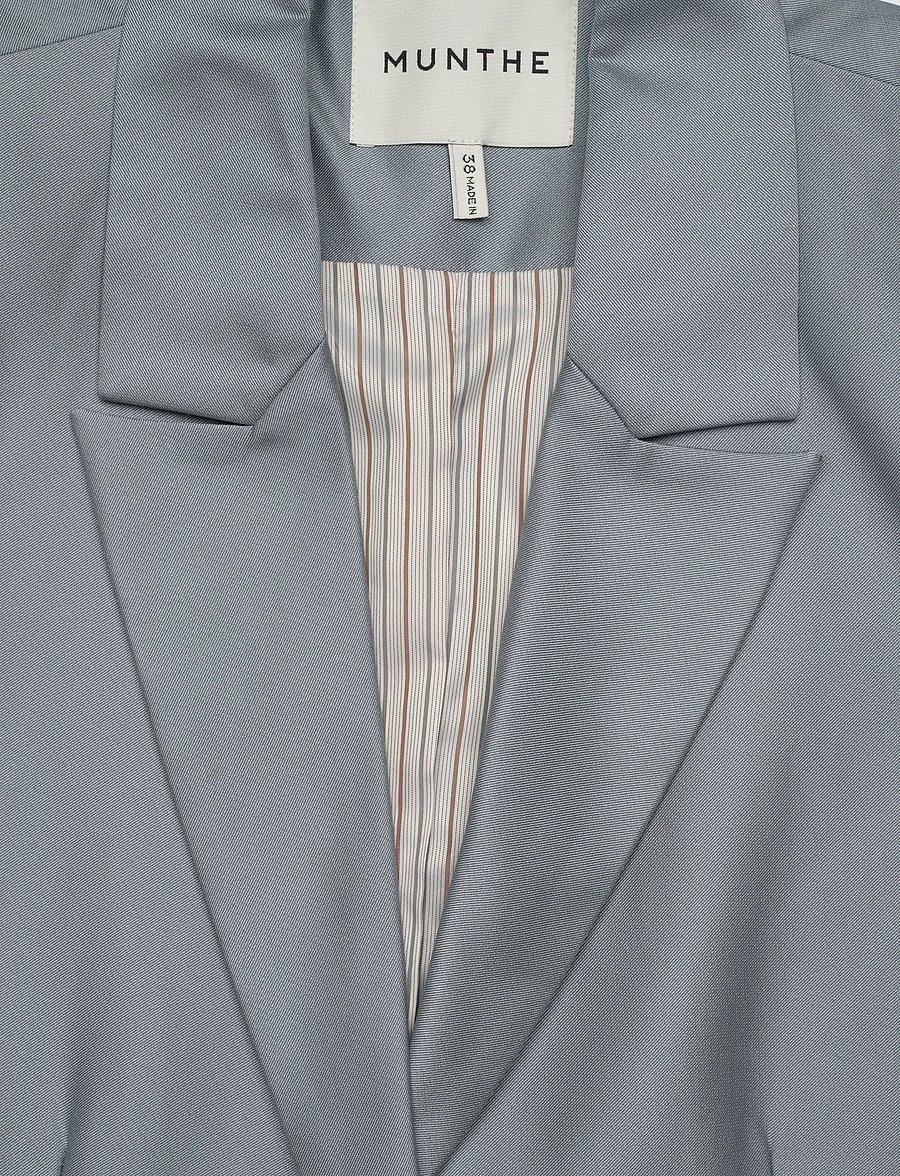 Munthe - RILLO - einreihige blazer - grey - 2