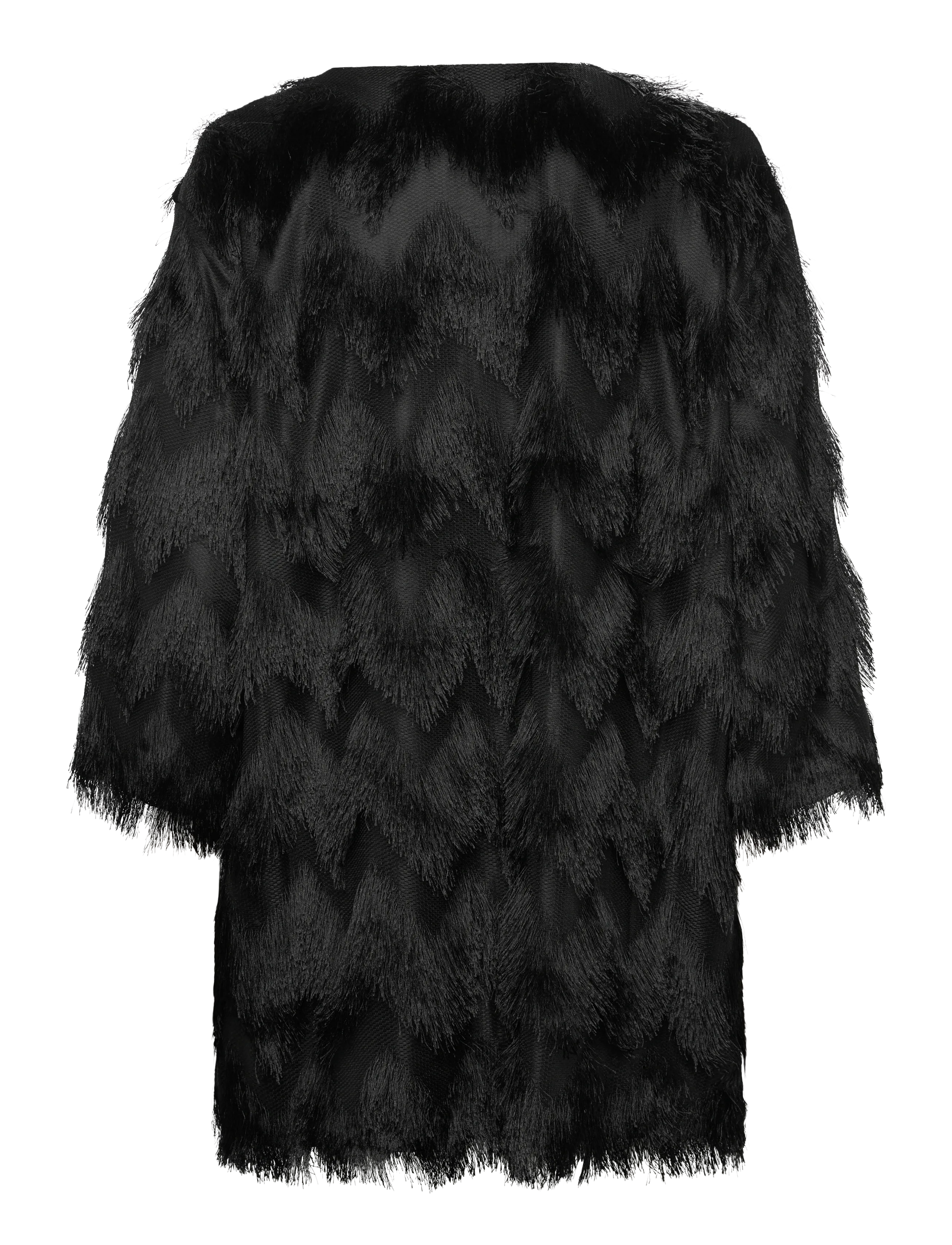 Munthe - ROSEVILLA - kunstpelz - black - 1