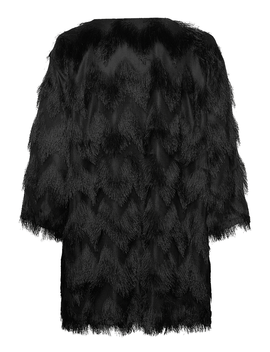 Munthe - ROSEVILLA - kunstpelz - black - 1