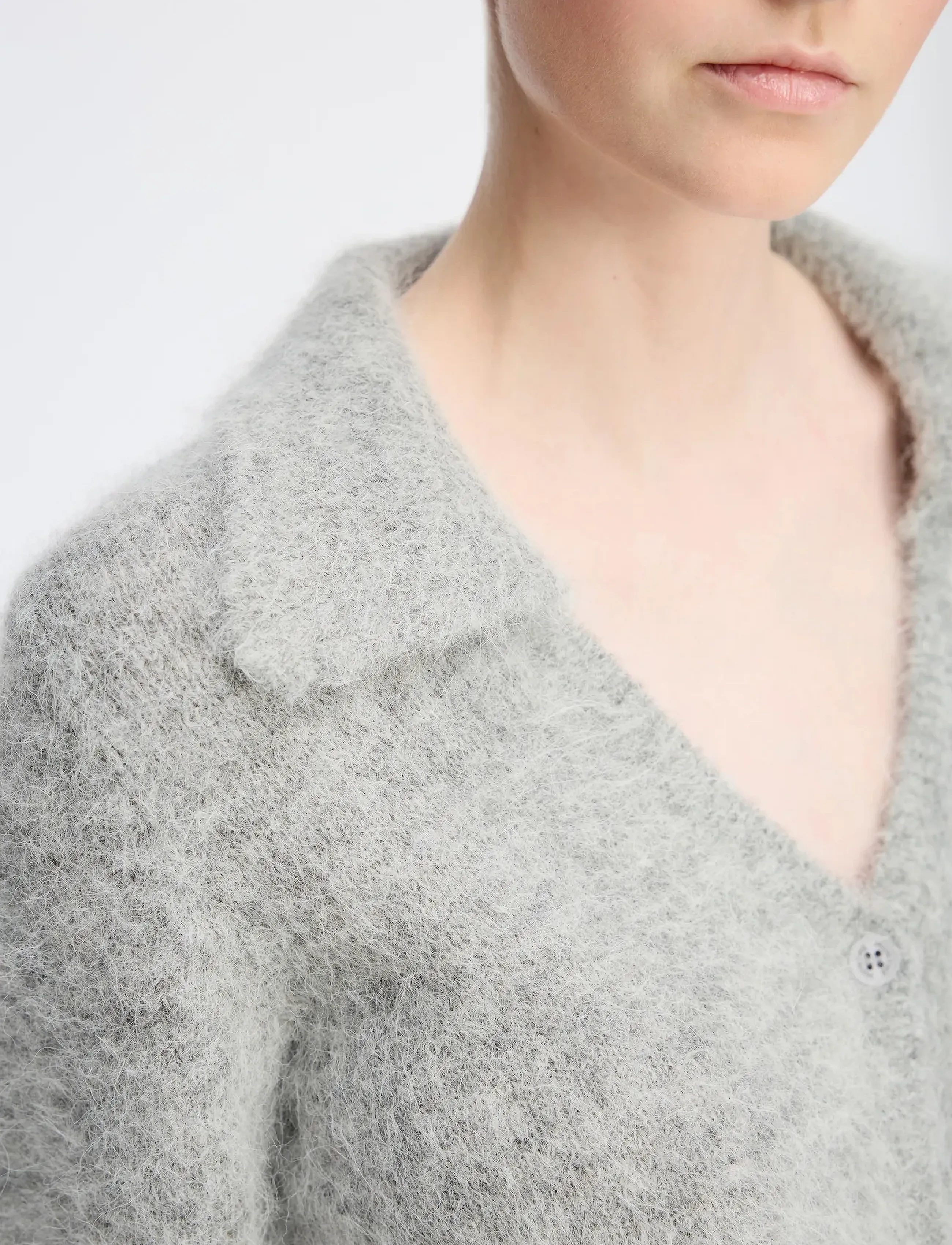 Munthe - ROXAS - cardigans - grey - 4