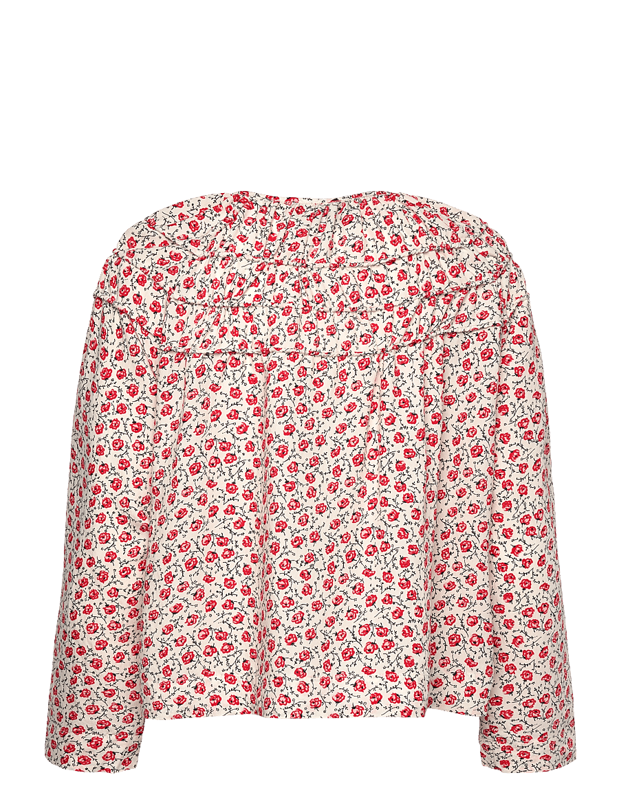 Munthe - UZZA - langärmelige blusen - red - 2