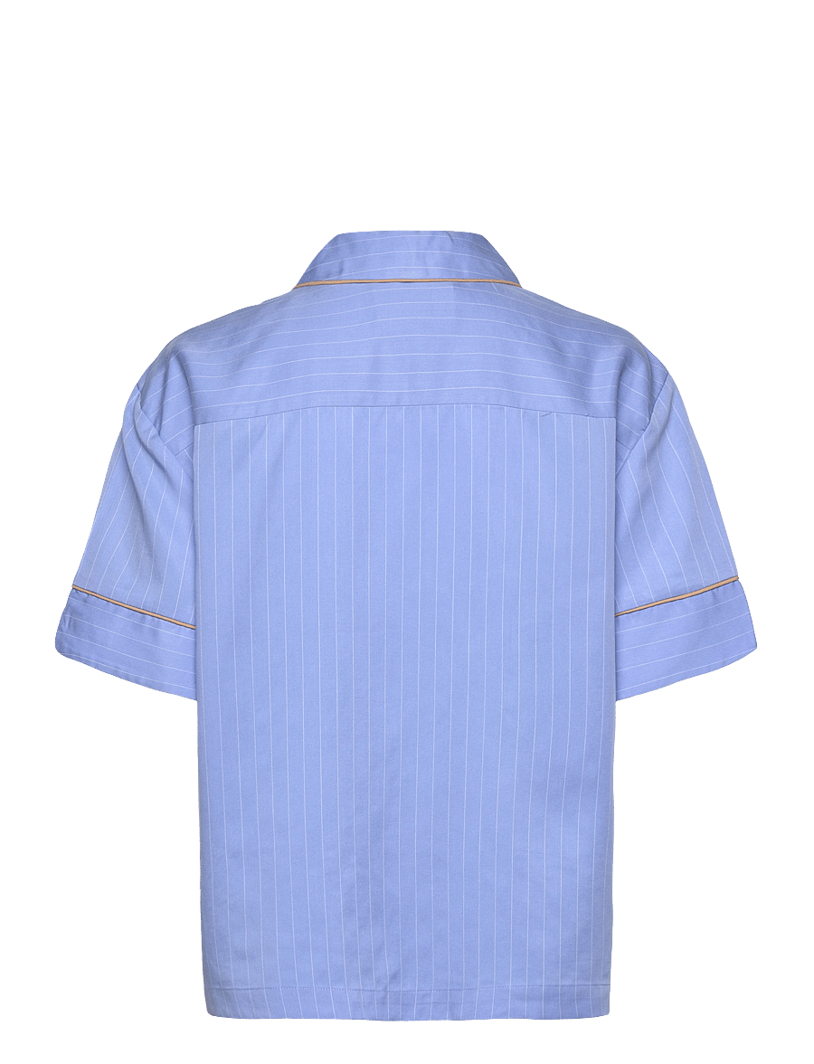 Munthe - USHI - kurzärmlige hemden - blue - 2