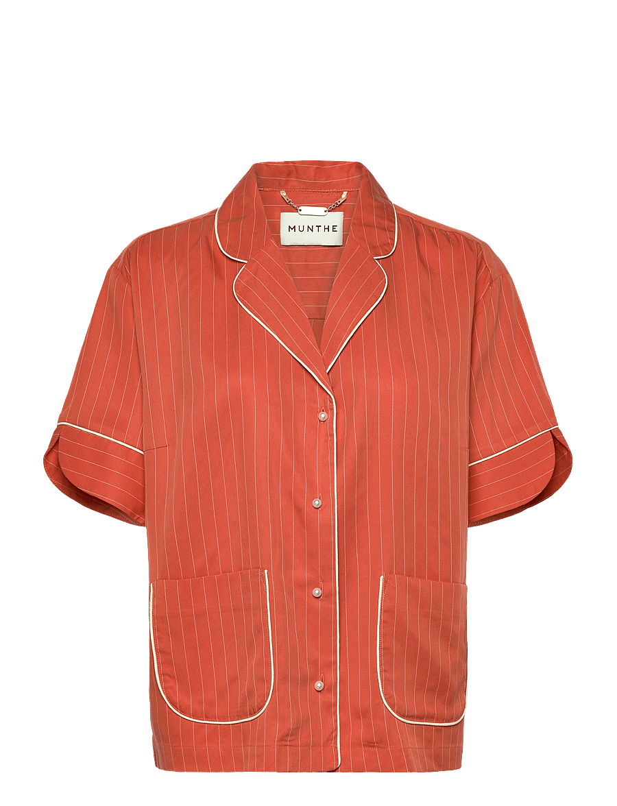 Munthe - USHI - kurzärmlige hemden - red - 1