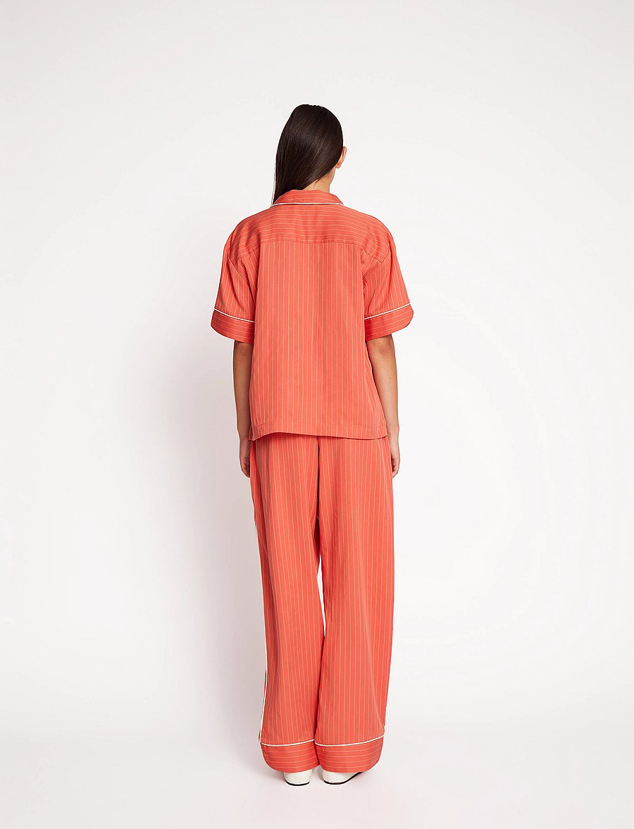 Munthe - USHI - kurzärmlige hemden - red - 3