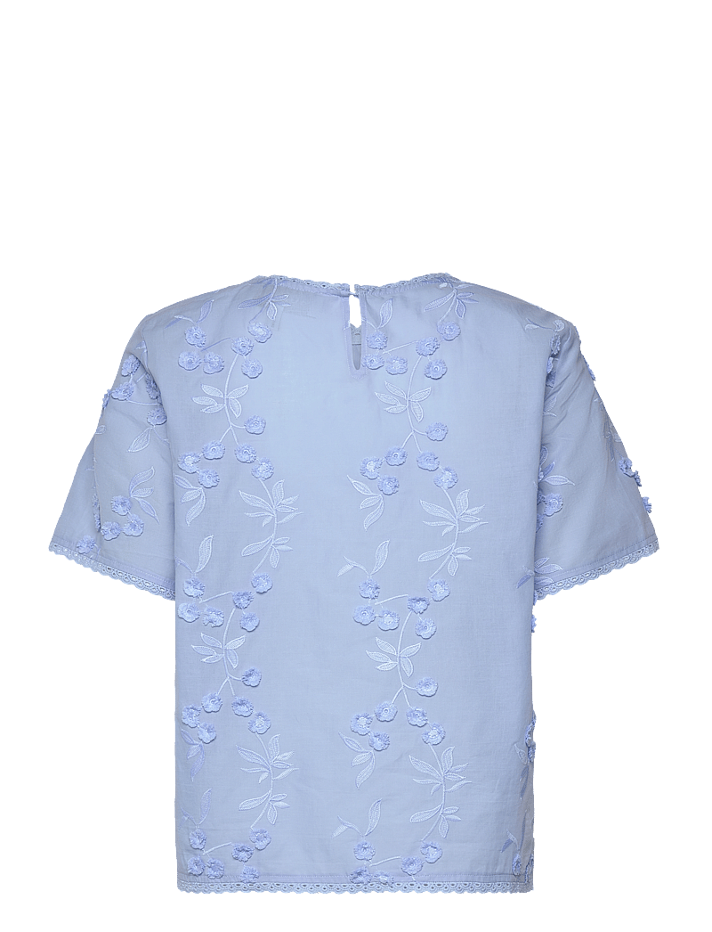 Munthe - UASTA - lühikeste varrukatega pluusid - blue - 2