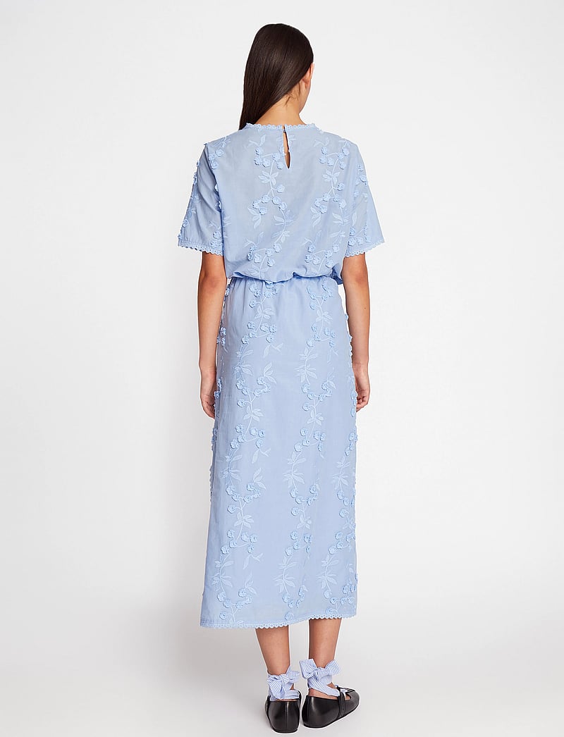 Munthe - UASTA - lühikeste varrukatega pluusid - blue - 3