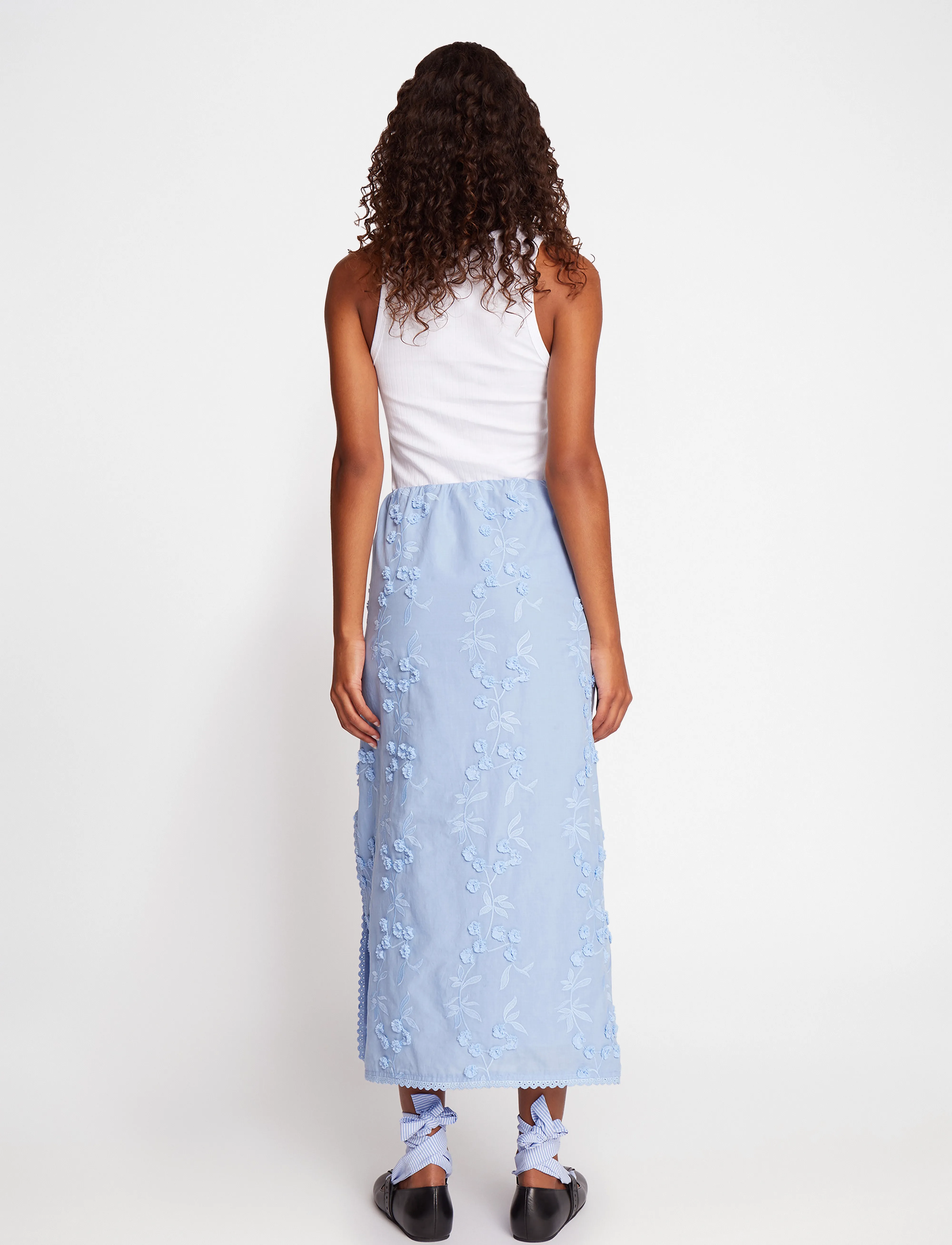 Munthe - URSA - midi röcke - blue - 4