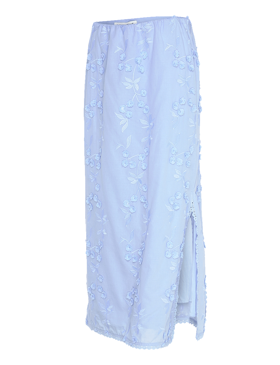 Munthe - URSA - midi-röcke - blue - 3