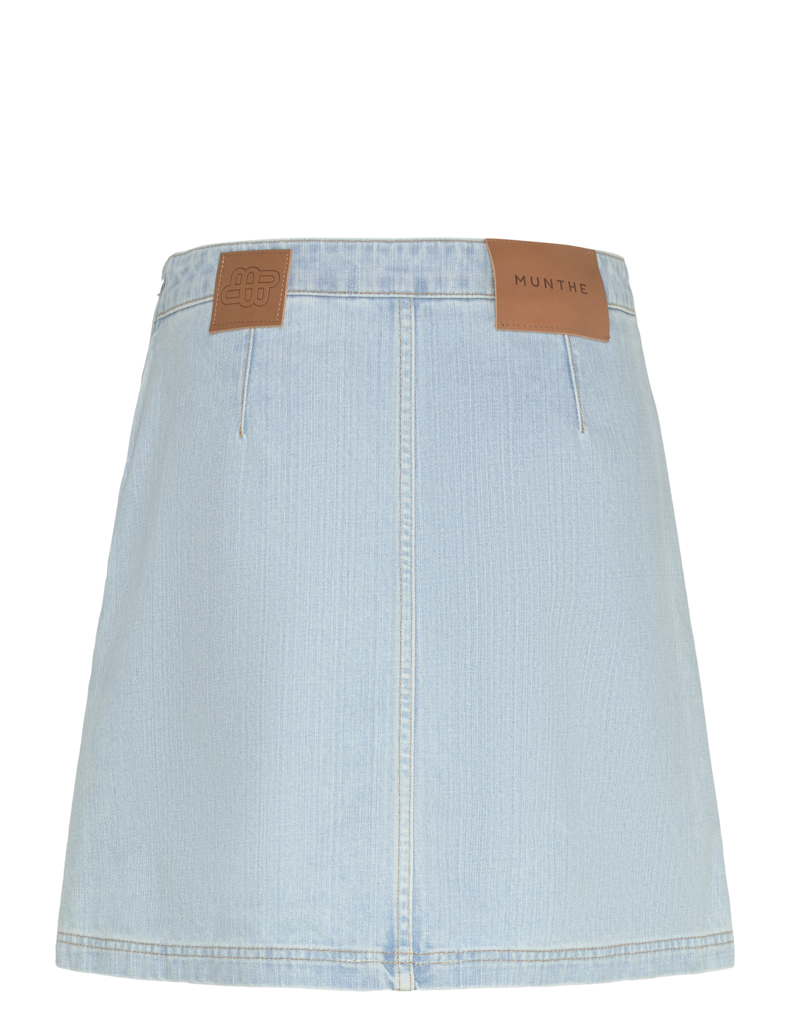 Munthe - UPALA - jeanskjolar - light blue - 2