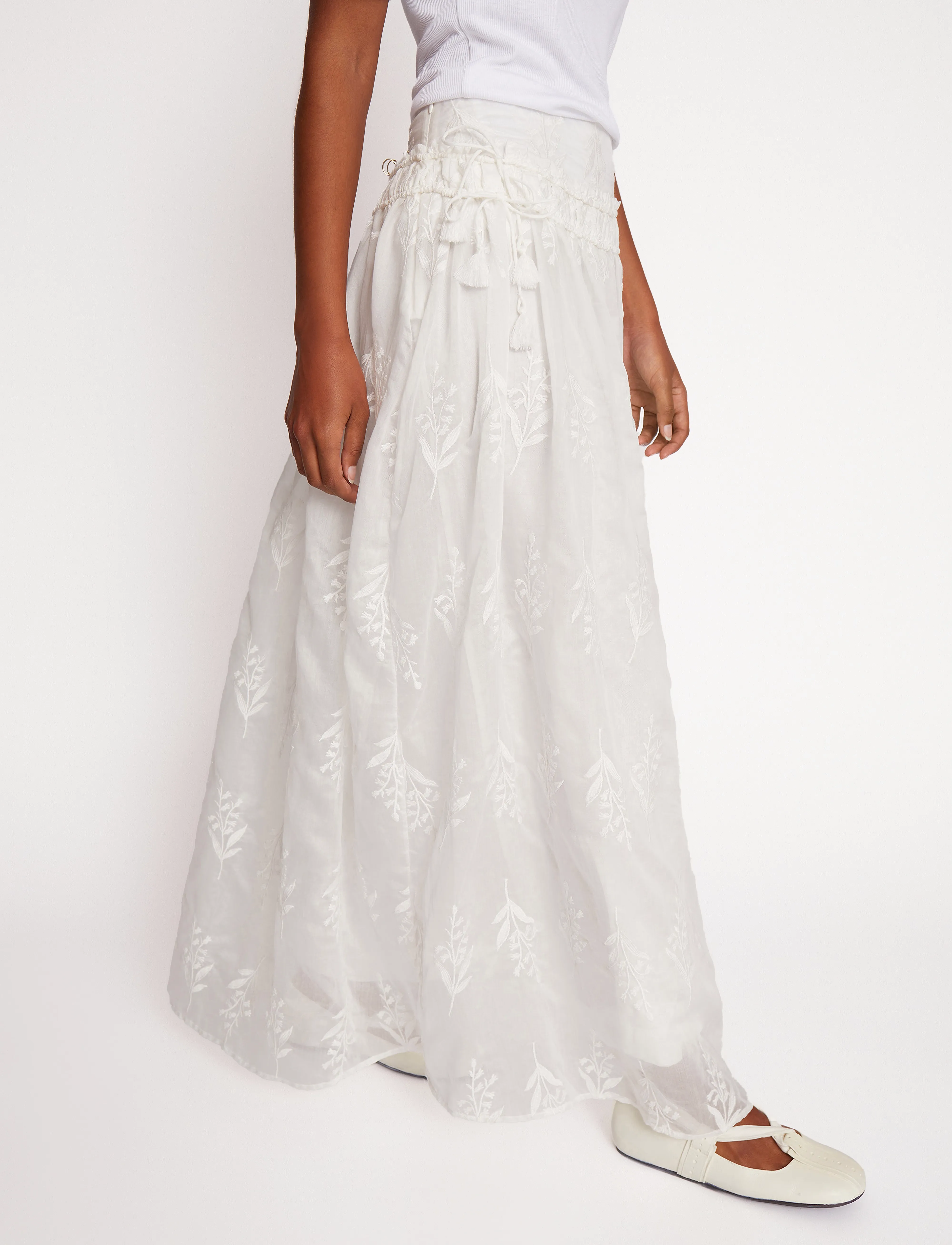 Munthe - ULINE - maxi röcke - ivory - 4