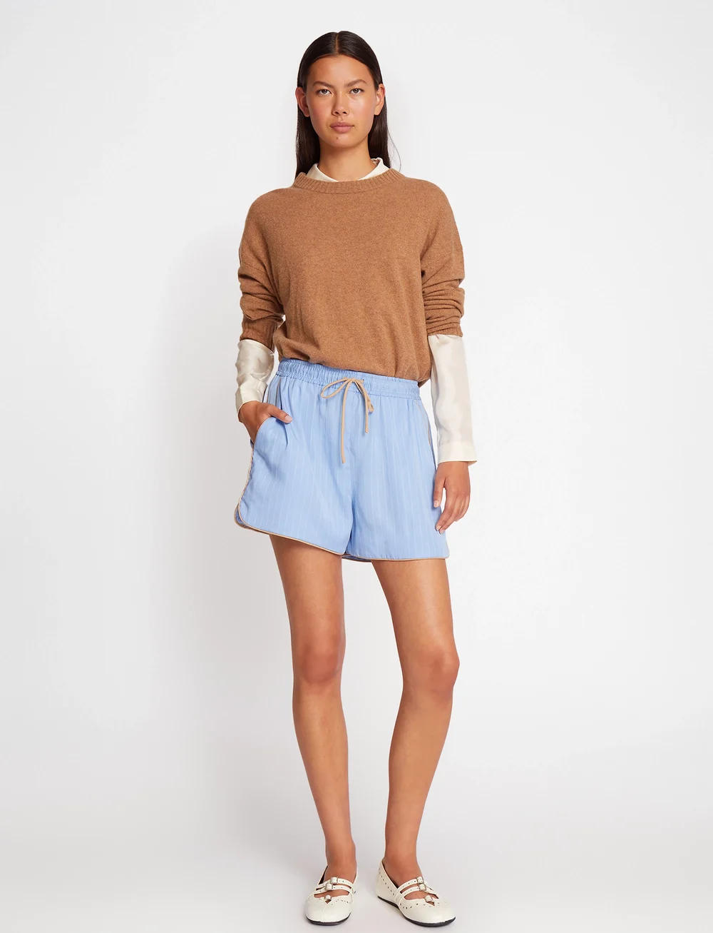 Munthe - UPPI - casual shorts - blue - 0