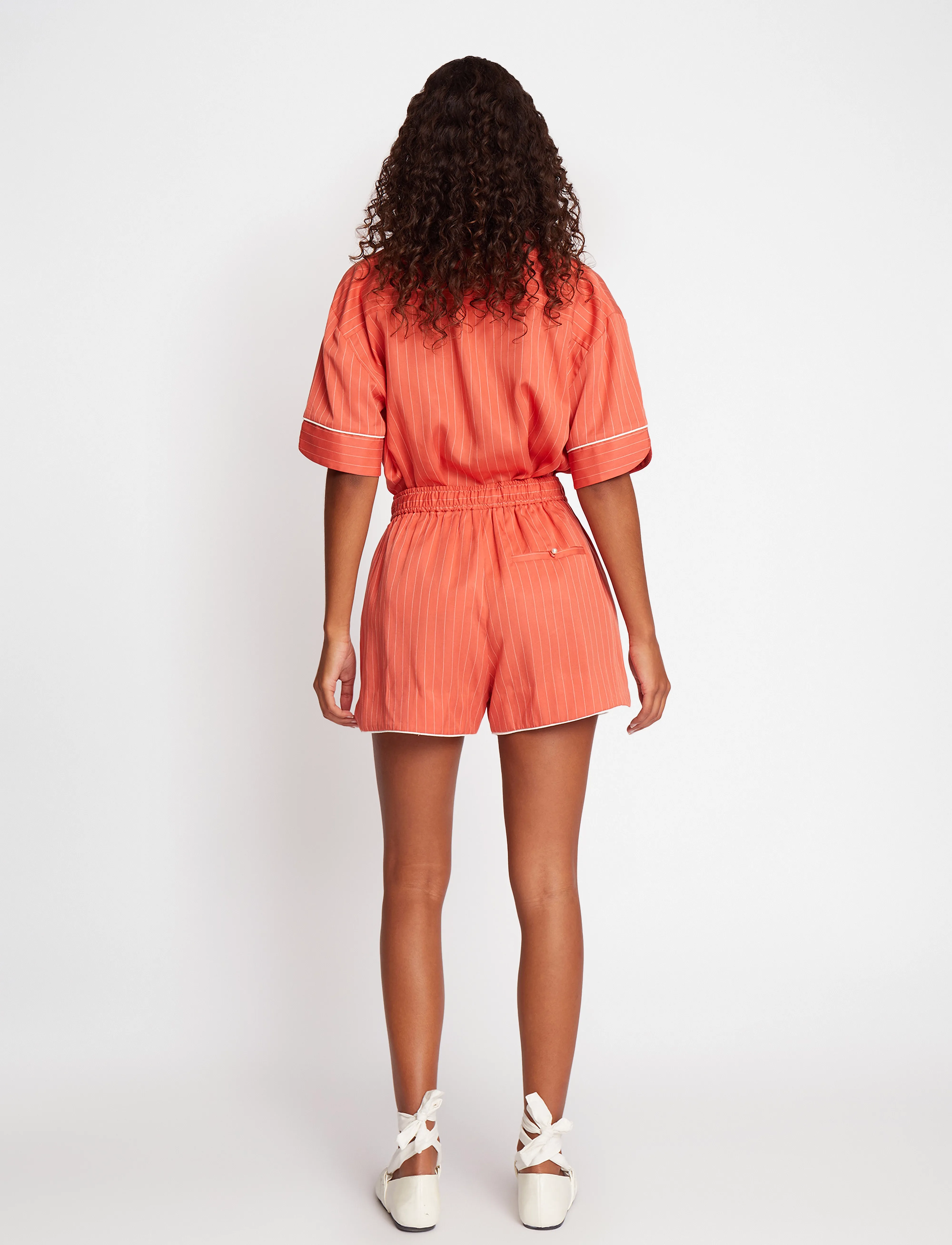 Munthe - UPPI - casual shorts - red - 3