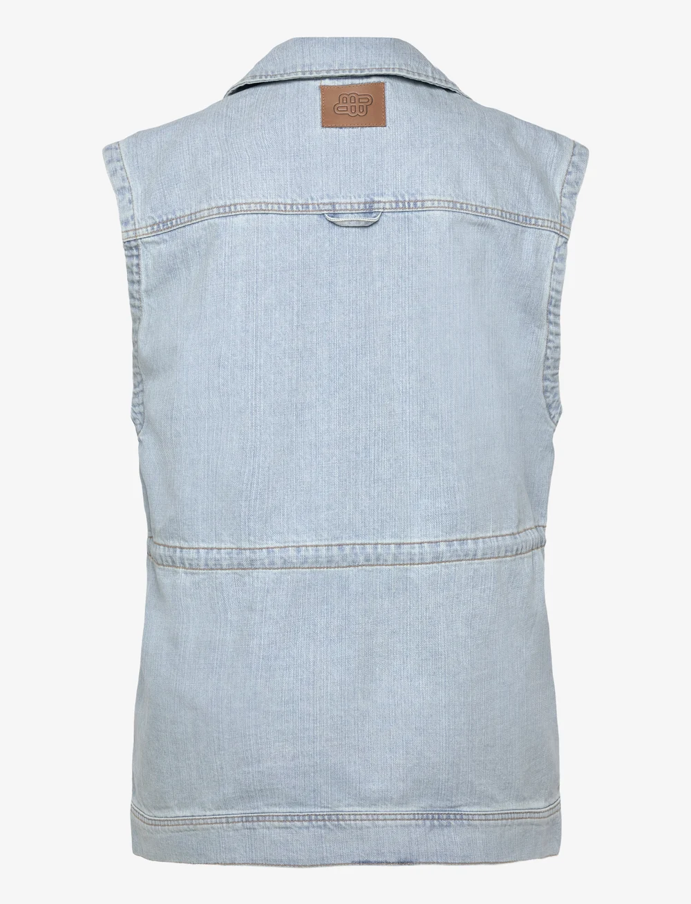 Munthe - USAMI - denim vests - light blue - 2