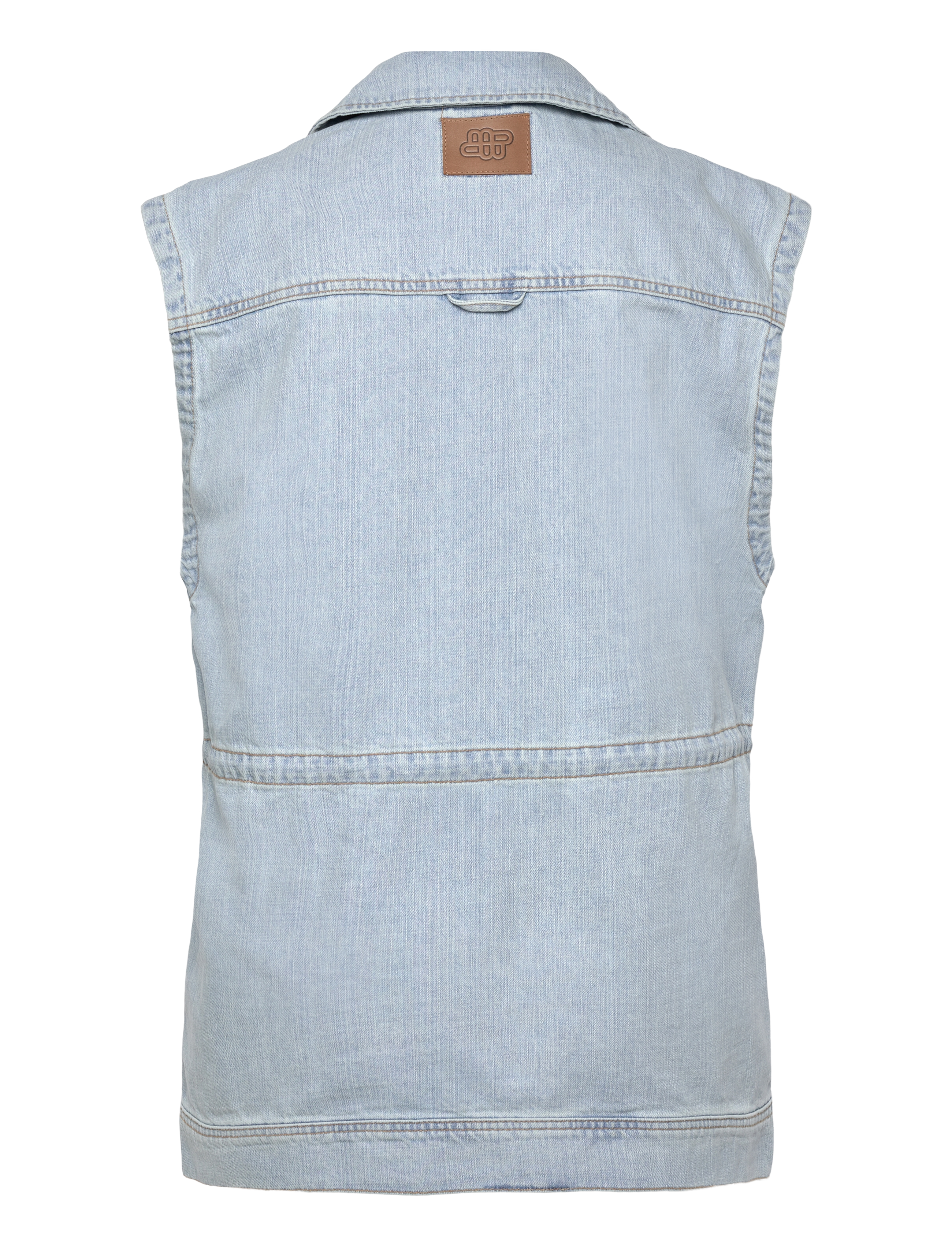 Munthe - USAMI - denim-westen - light blue - 2