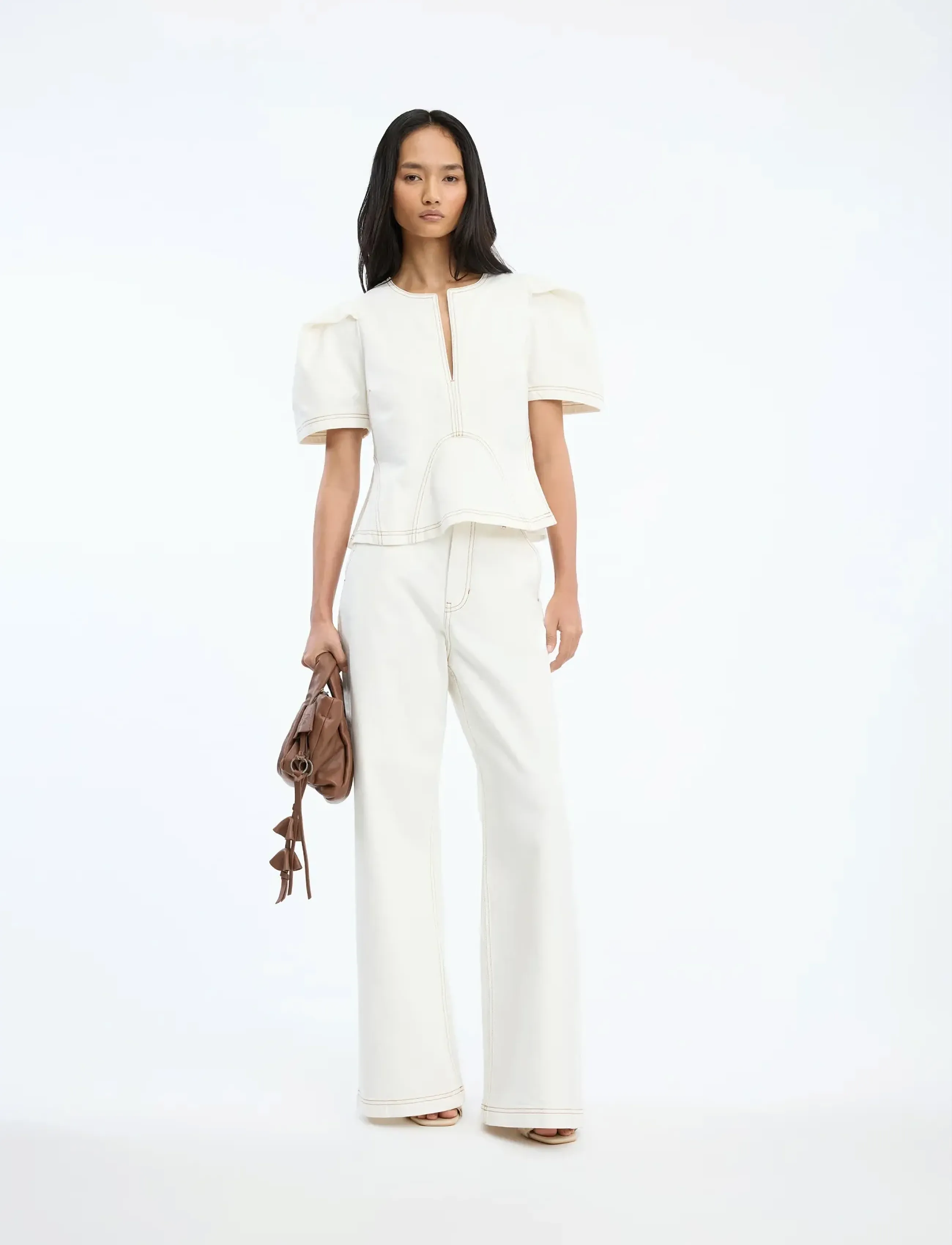 Munthe BAYNOR - Bluser & Skjorter - IVORY / cream