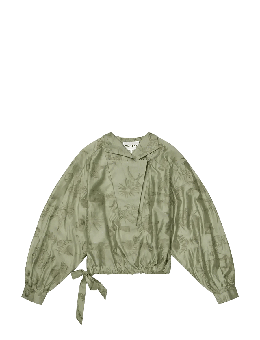 Munthe - BELICIA - langærmede bluser - green - 1