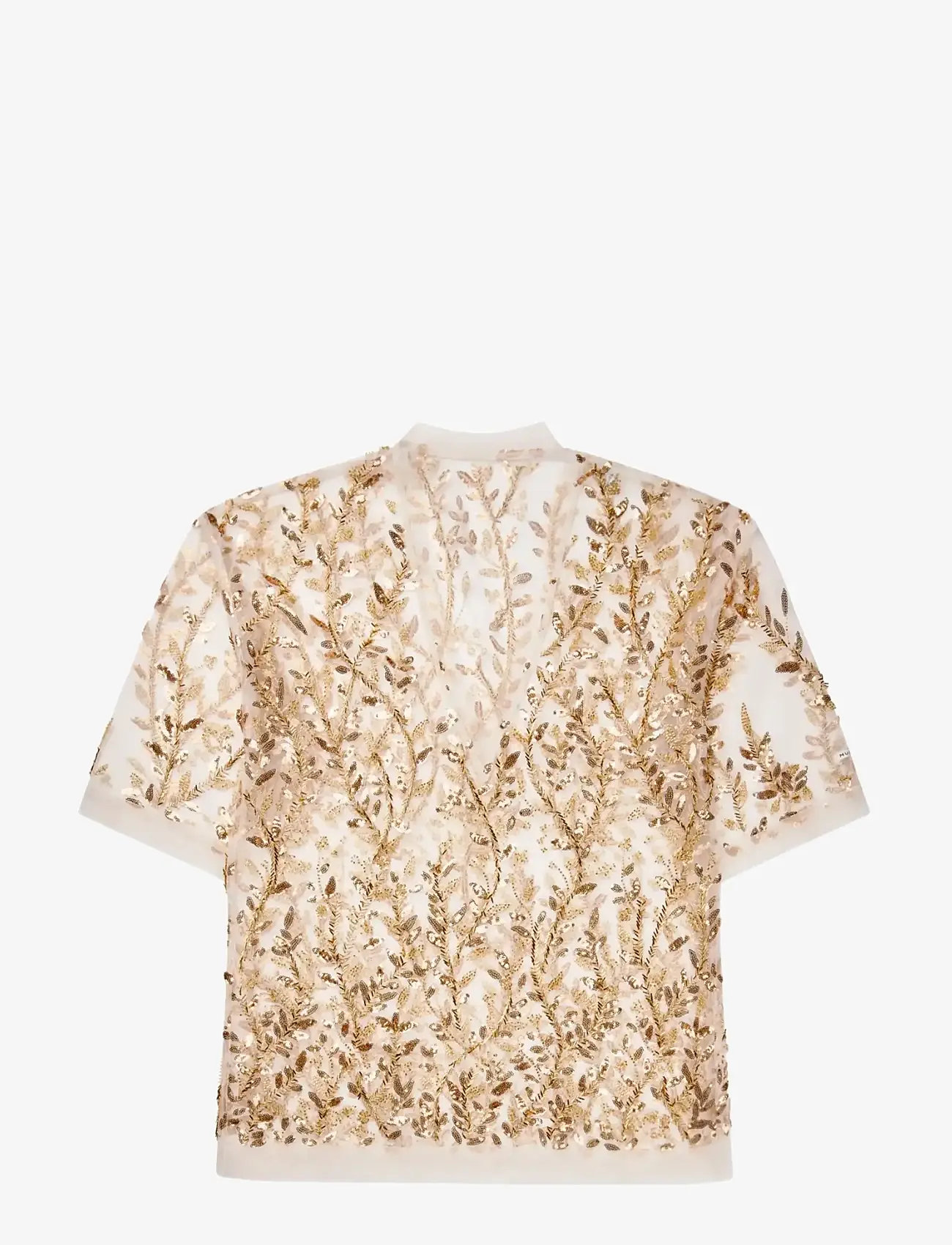 Munthe - BABUR - kurzämlige blusen - gold - 1