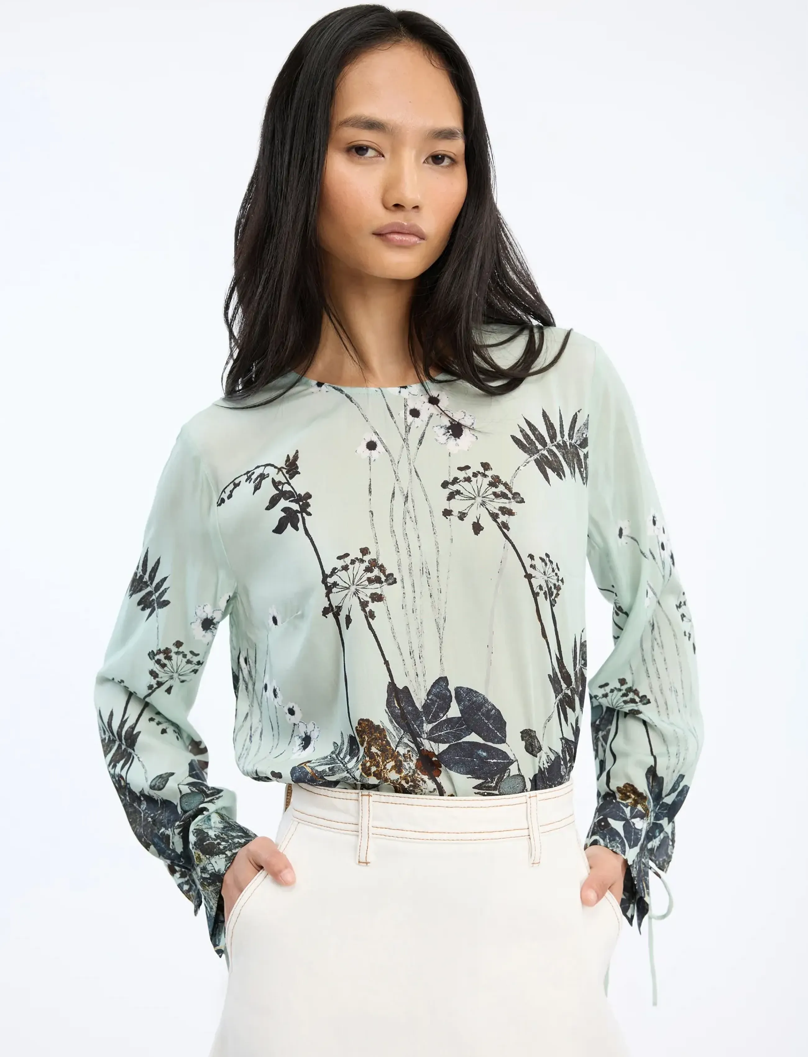 Munthe - BASILIA - långärmade blusar - mint - 3