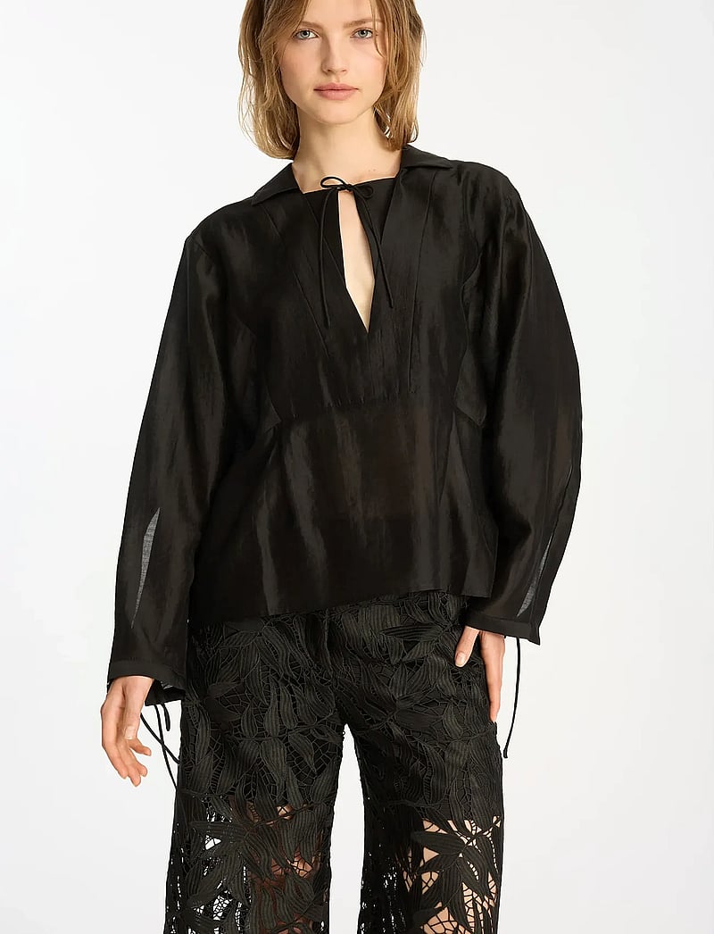 Munthe - BABETTE - denimskjorter - black - 3