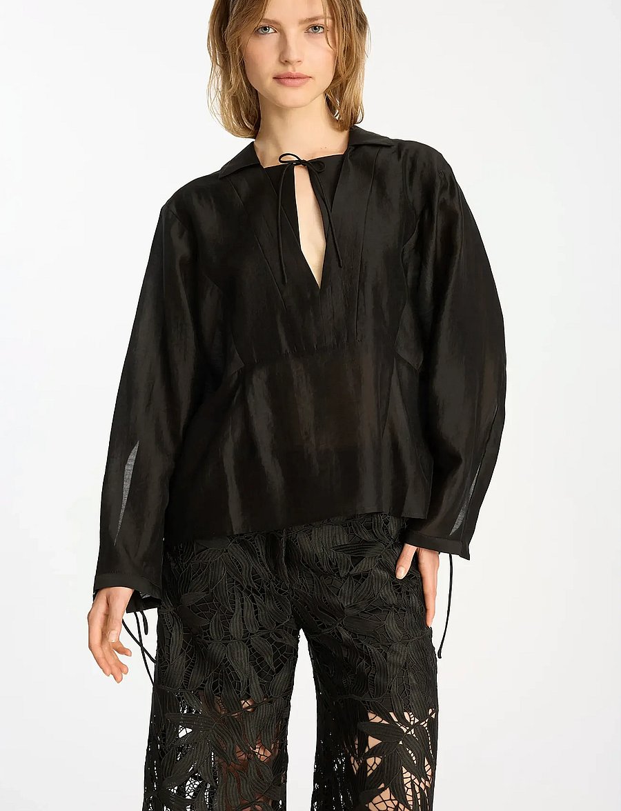 Munthe - BABETTE - denimskjorter - black - 3