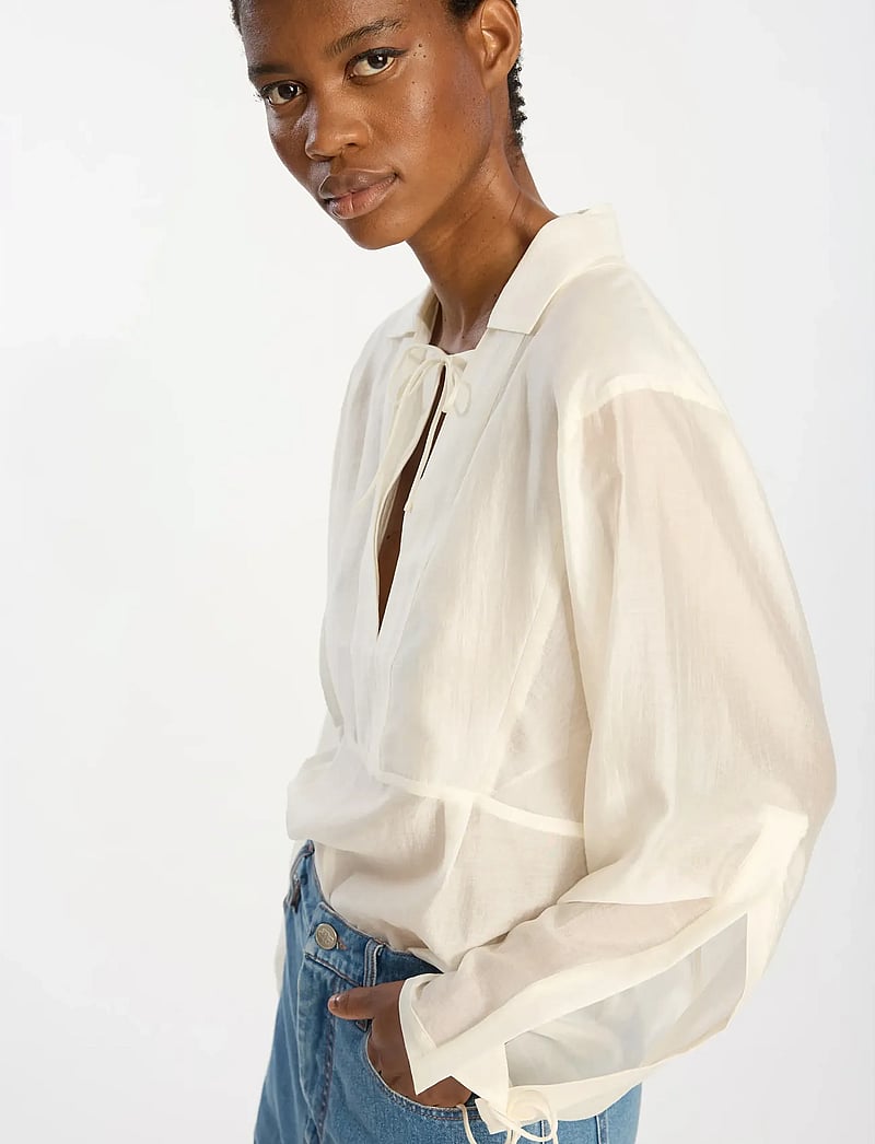 Munthe - BABETTE - jeansskjortor - ivory - 3